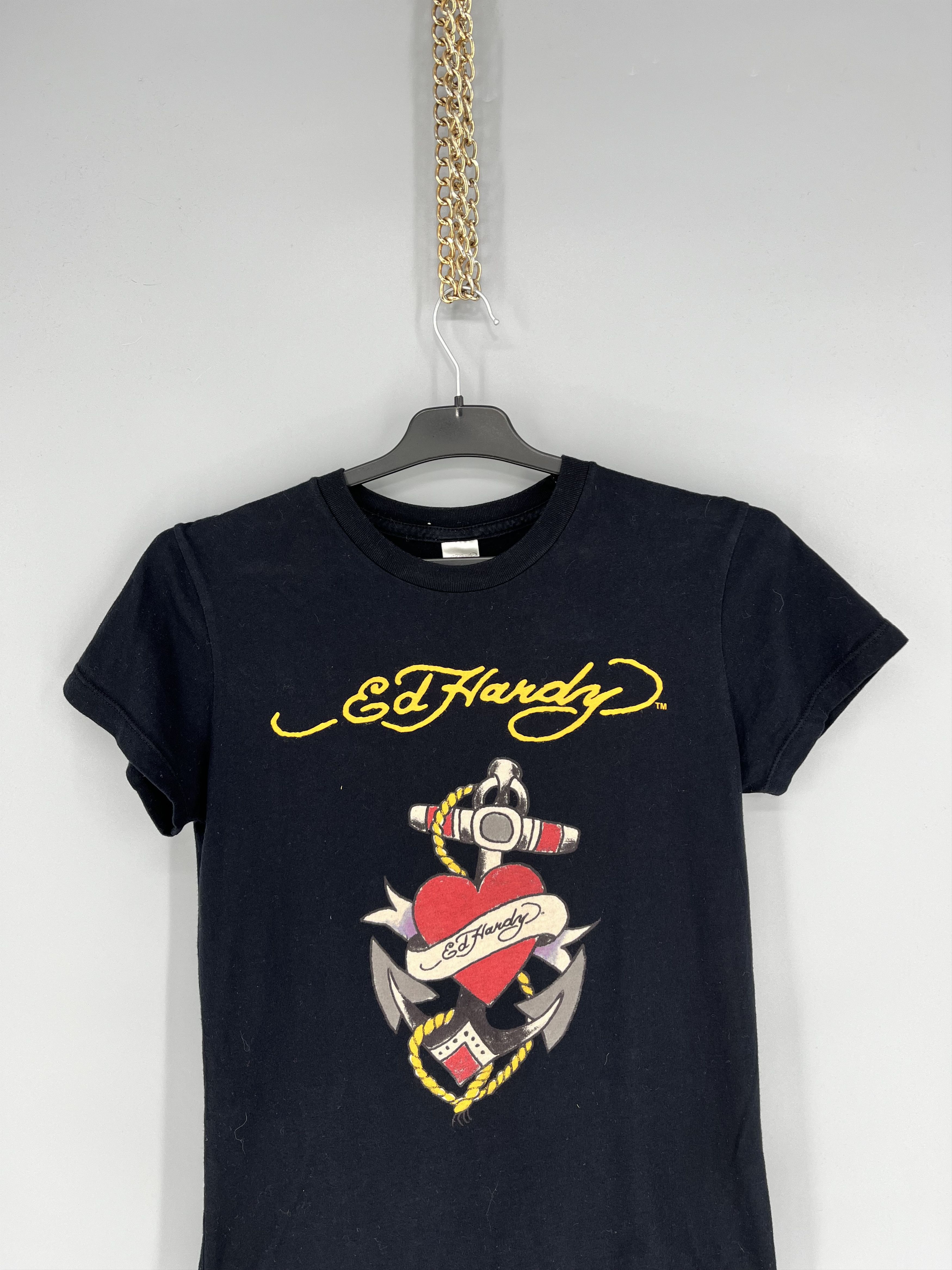 Christian Audigier Vintage Y2K Christian Audigier Women’s Rhinestones T-Shirt Size M / US 6-8 / IT 42-44 - 7 Thumbnail