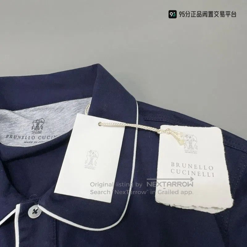 Brunello Cucinelli Brunello Cucinelli FW23 Stripe Casual Short. Size US M / EU 48-50 / 2 - 1 Thumbnail