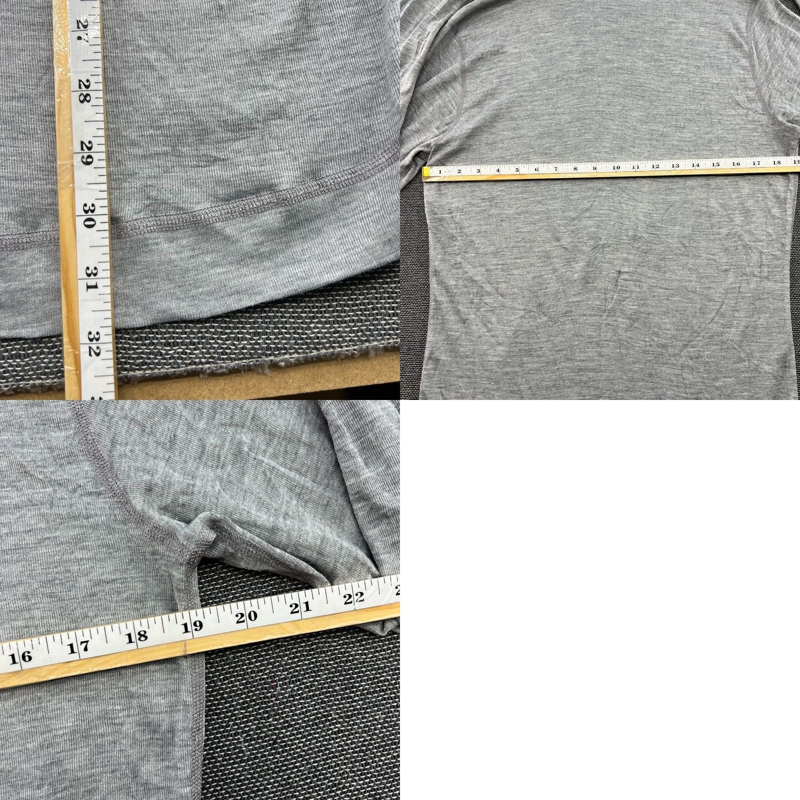 Layer 8 ACLIMA Base Layer Shirt Mens 2XL Lenzing Work Fire Flame Restitant Safety Gray Shirt Mens 2XL Gray Size US XXL / EU 58 / 5 - 8 Thumbnail
