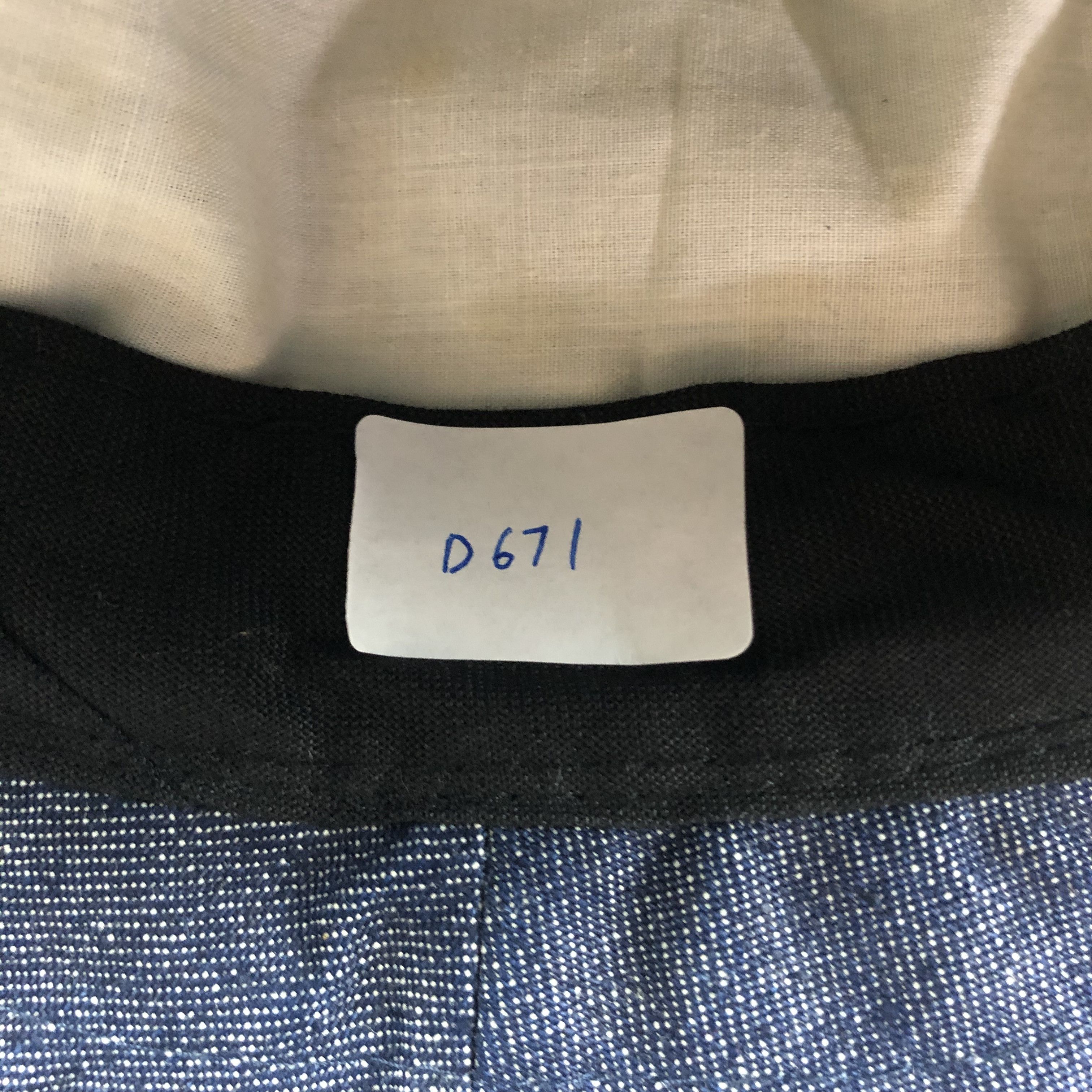 Vintage Unknown Plain Denim Bucket Hats -D671 Size ONE SIZE - 6 Thumbnail