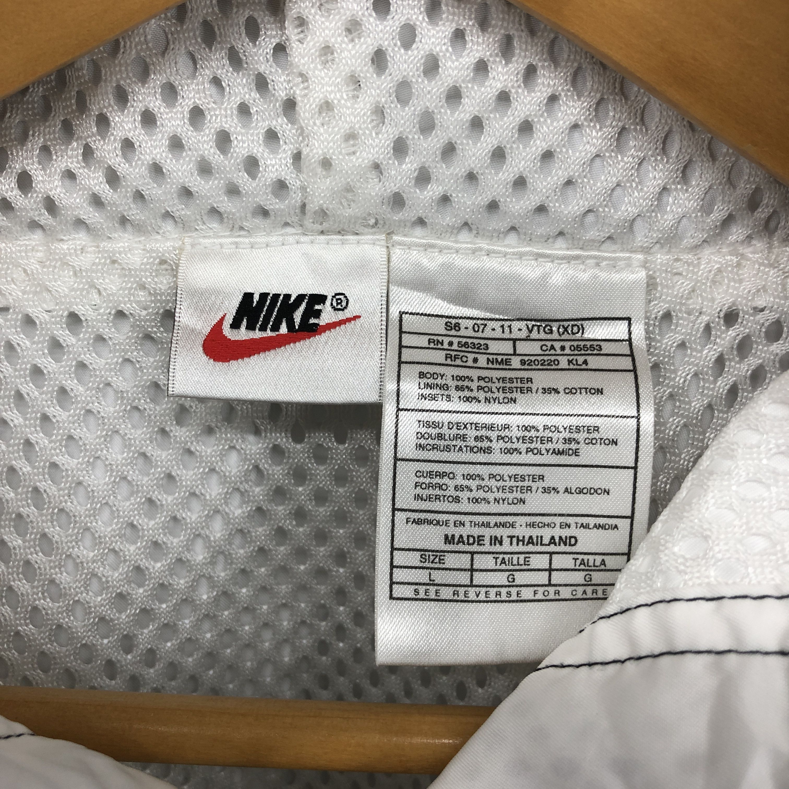 Nike 90s Vintage NIKE SILVER LABEL Hooded Windbreaker #2667-96 Size US XXL / EU 58 / 5 - 6 Thumbnail
