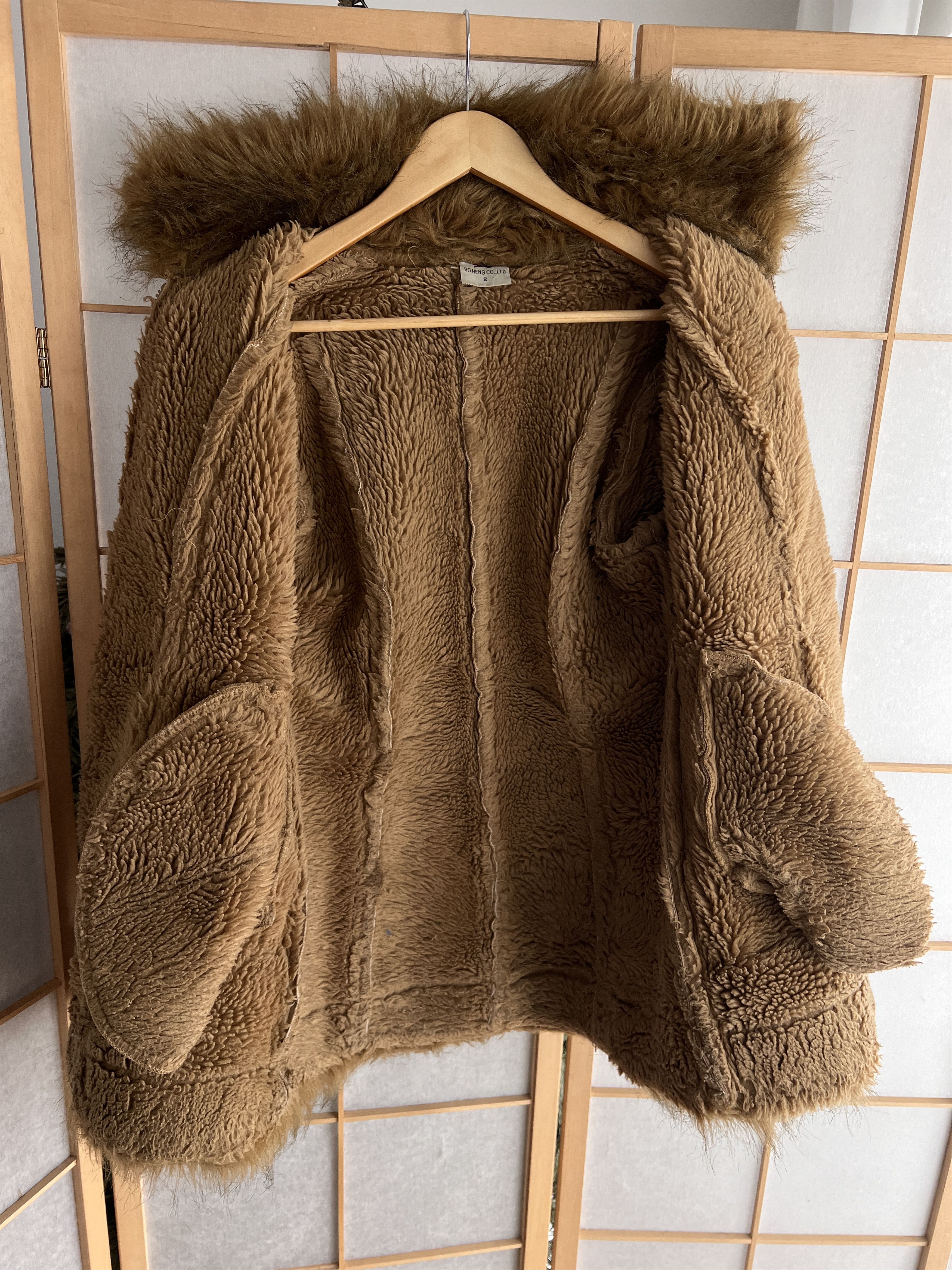 Hysteric Glamour Crazy vintage 00s shearling coat lamb fur jacket micro suede Size S / US 4 / IT 40 - 11 Thumbnail