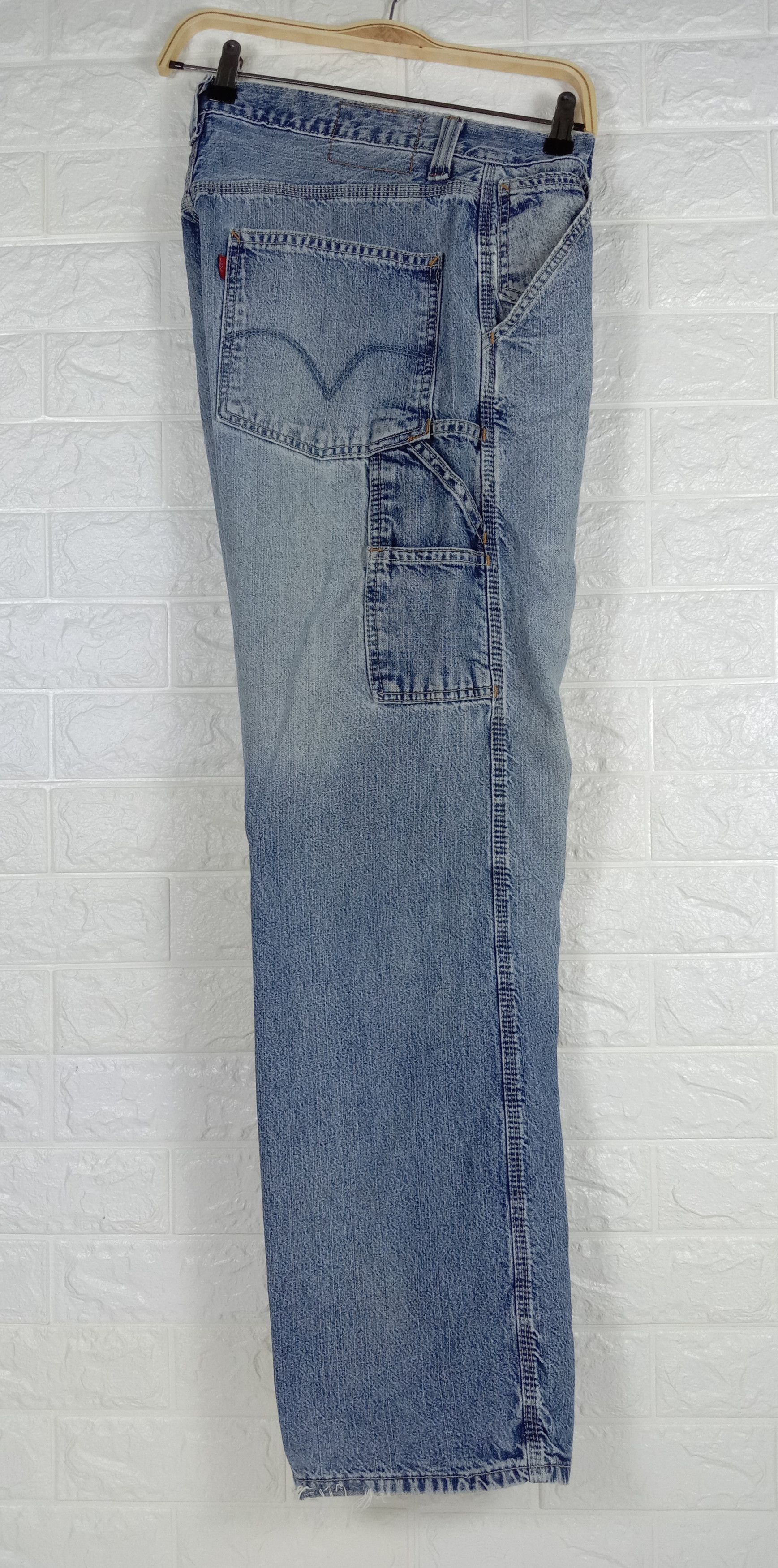 Levi's Vintage Levi's Carpenter Earth Tone Loose Straight Jeans Size US 32 / EU 48 - 9 Thumbnail