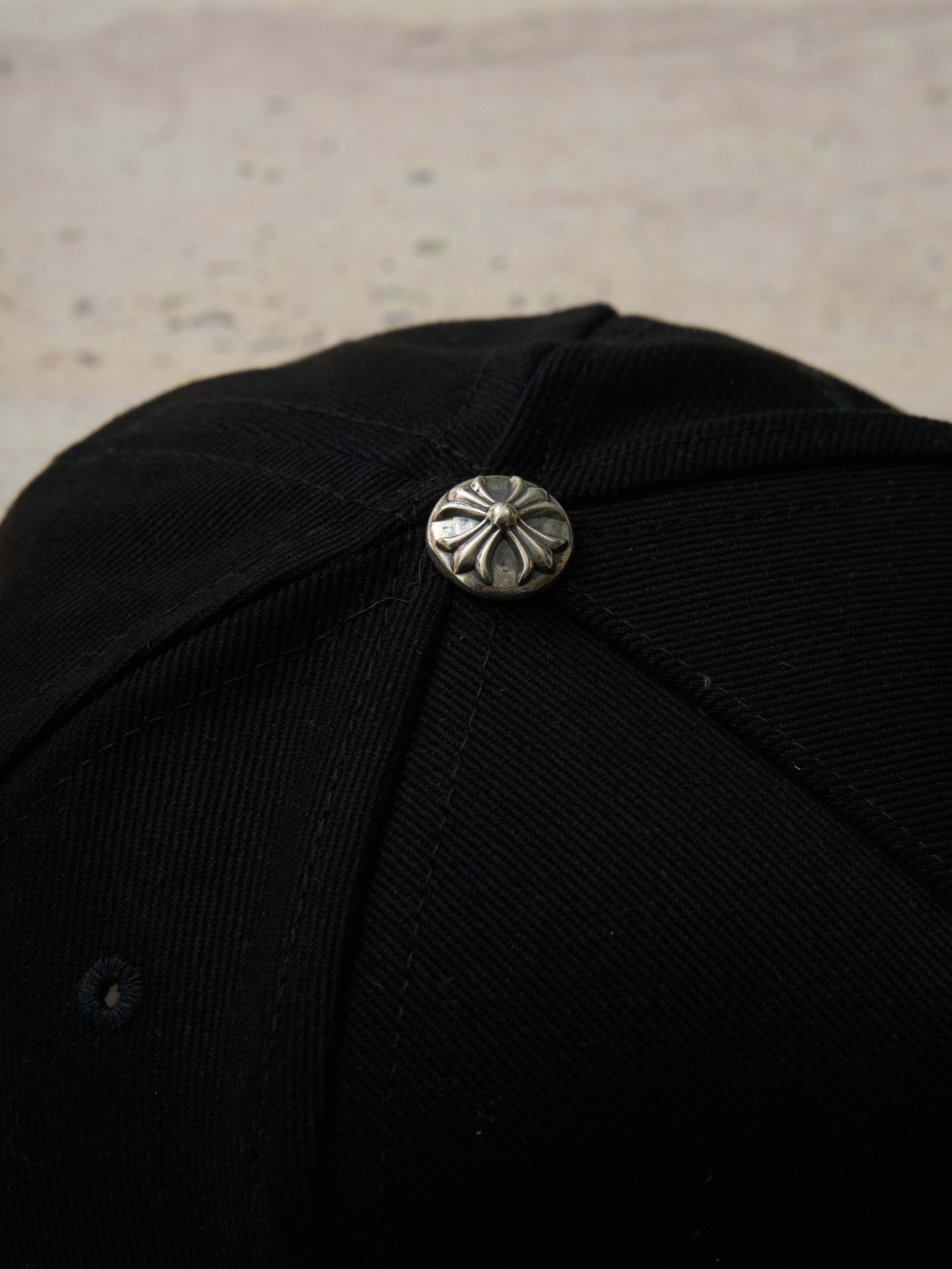 Chrome Hearts Chrome Hearts Vertical Logo Hat Black denim Size ONE SIZE - 5 Thumbnail