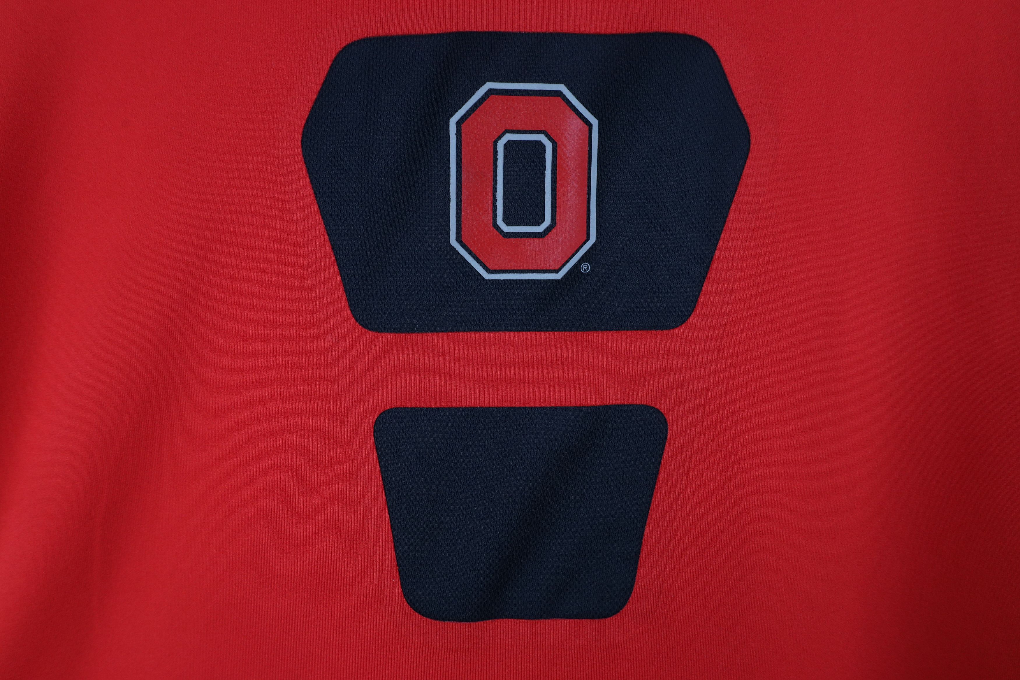 Nike × Vintage Nike Golf Out Ohio State University Collared Polo Shirt Red Size US XL / EU 56 / 4 - 10 Thumbnail