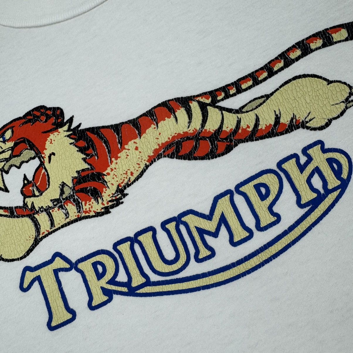Vintage Vintage Oneita Triumph Tiger 90’s Metro Racing Graphic Tee Size US M / EU 48-50 / 2 - 7 Thumbnail