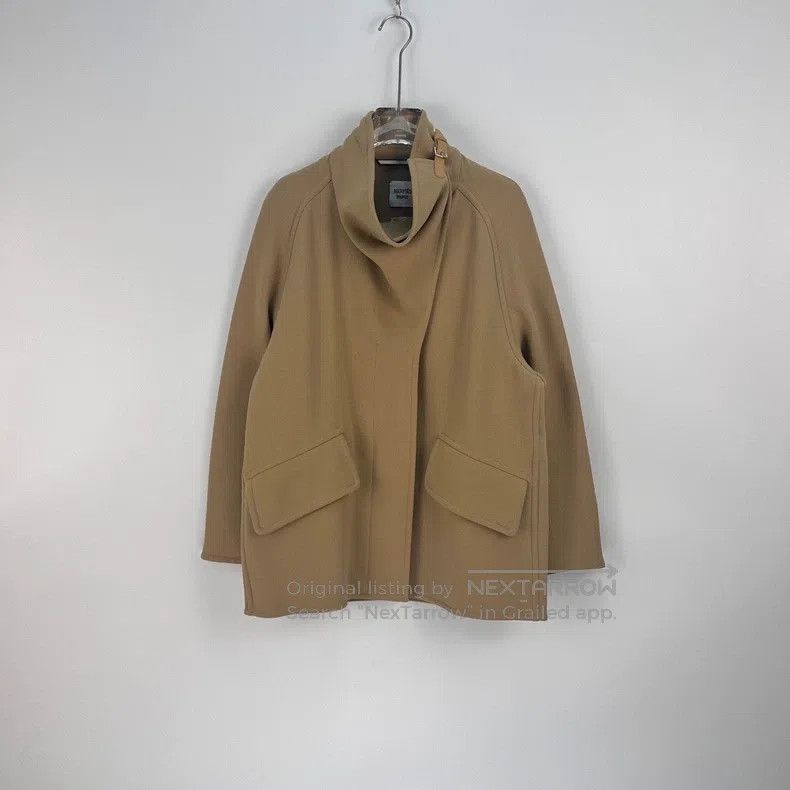 Hermes Hermes Camel Wool Coat Size XXS / US 00 / IT 34 - 3 Thumbnail