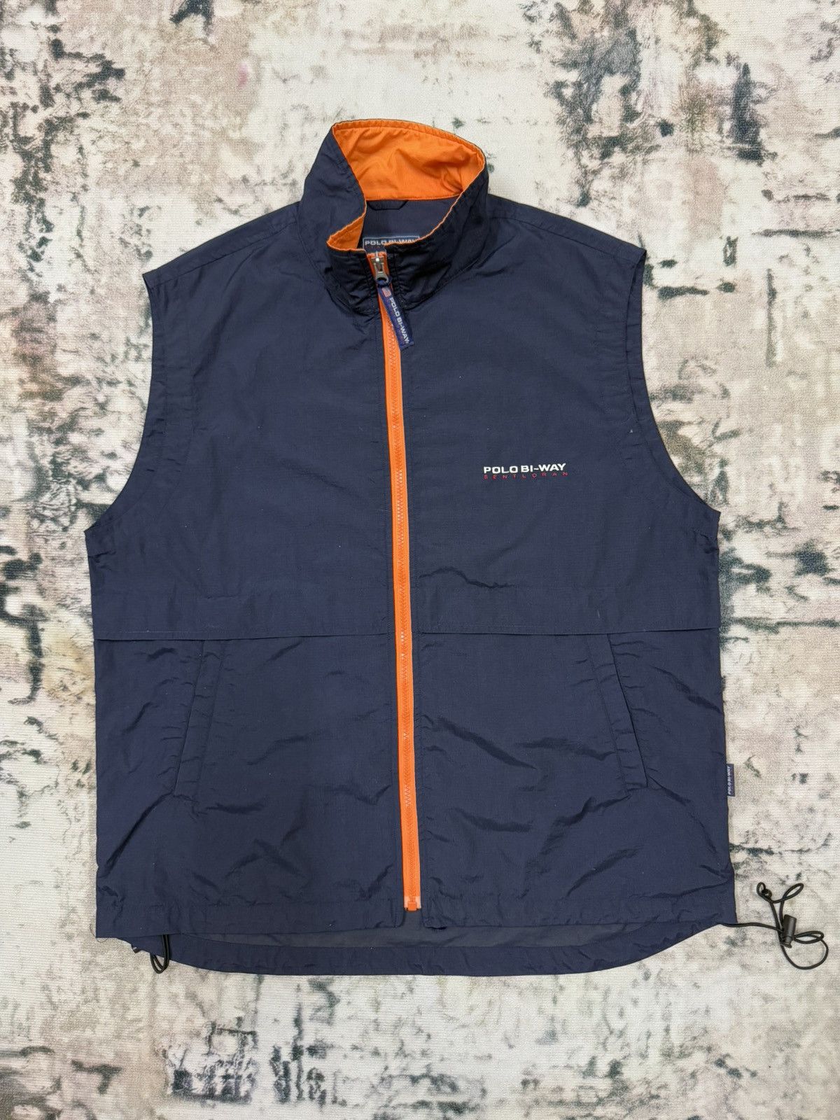Japanese Brand Vintage 90s Polo bi-way Sentloran Sport Winbreaker Vest Size US L / EU 52-54 / 3 - 3 Thumbnail