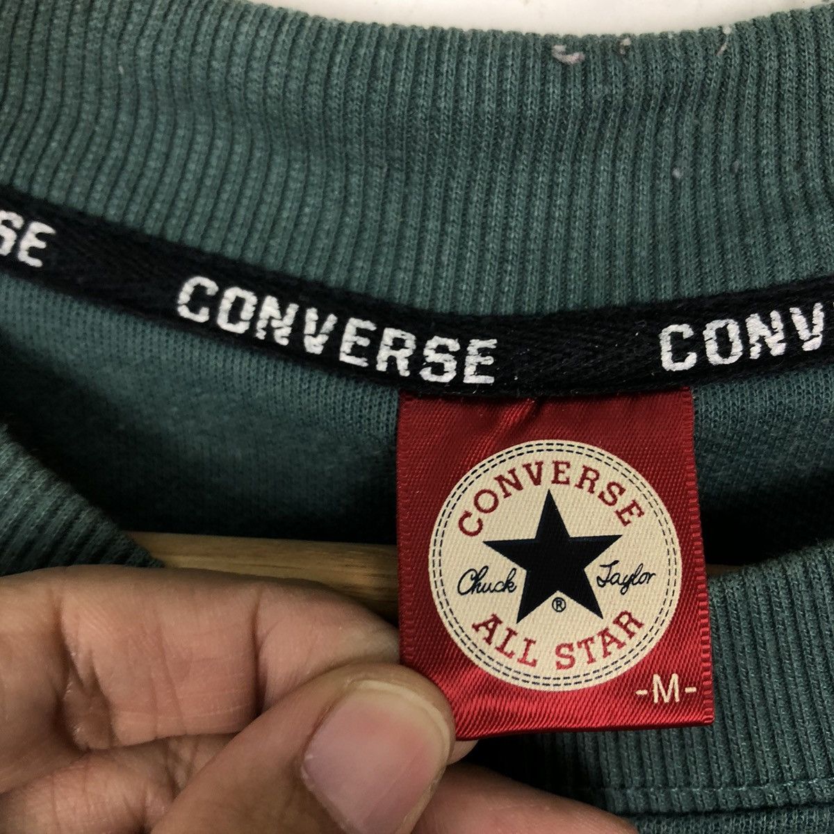 Japanese Brand 🔥90’s STREETWEAR CONVERSE CREWNECK SWEATSHIRT BIG LOGO USA Size US M / EU 48-50 / 2 - 9 Thumbnail