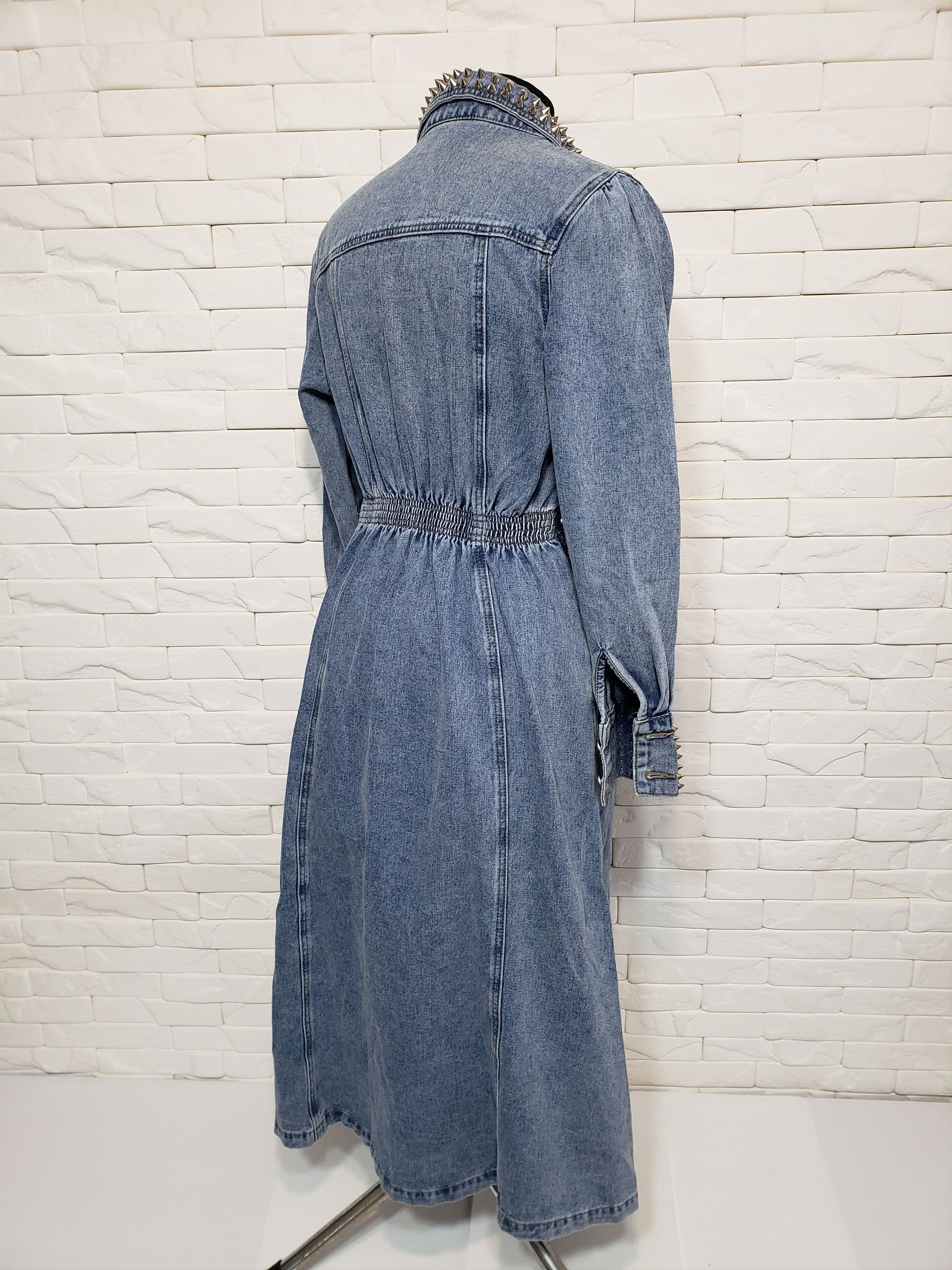 Denim & Co. Women's blue jumpsuit made of wonderful denim. Size 32" / US 10 / IT 46 - 6 Thumbnail
