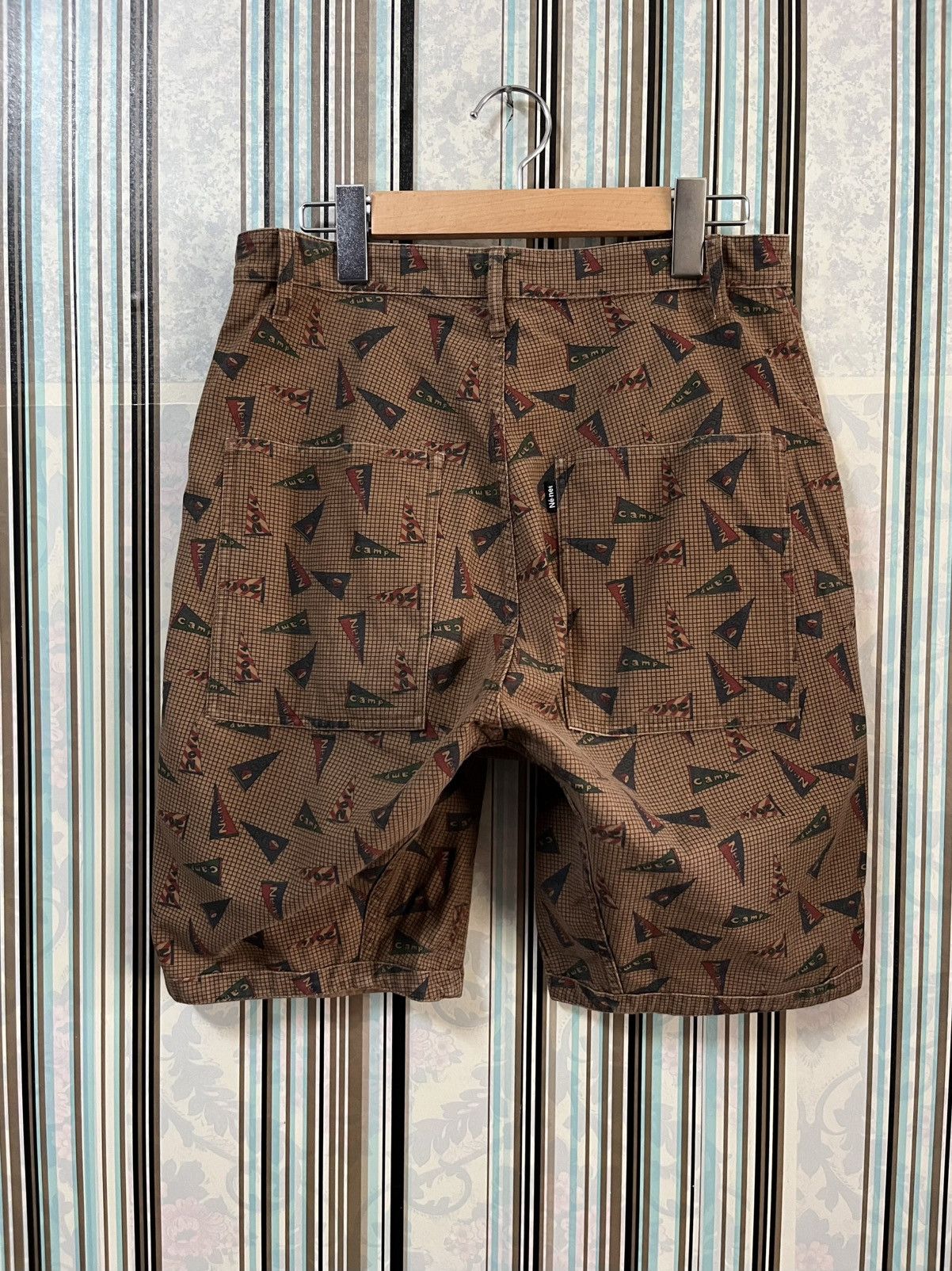 Ne-Net 2000s ISSEY MIYAKE flag camp reversible #F2 Size US 28 / EU 44 - 3 Thumbnail