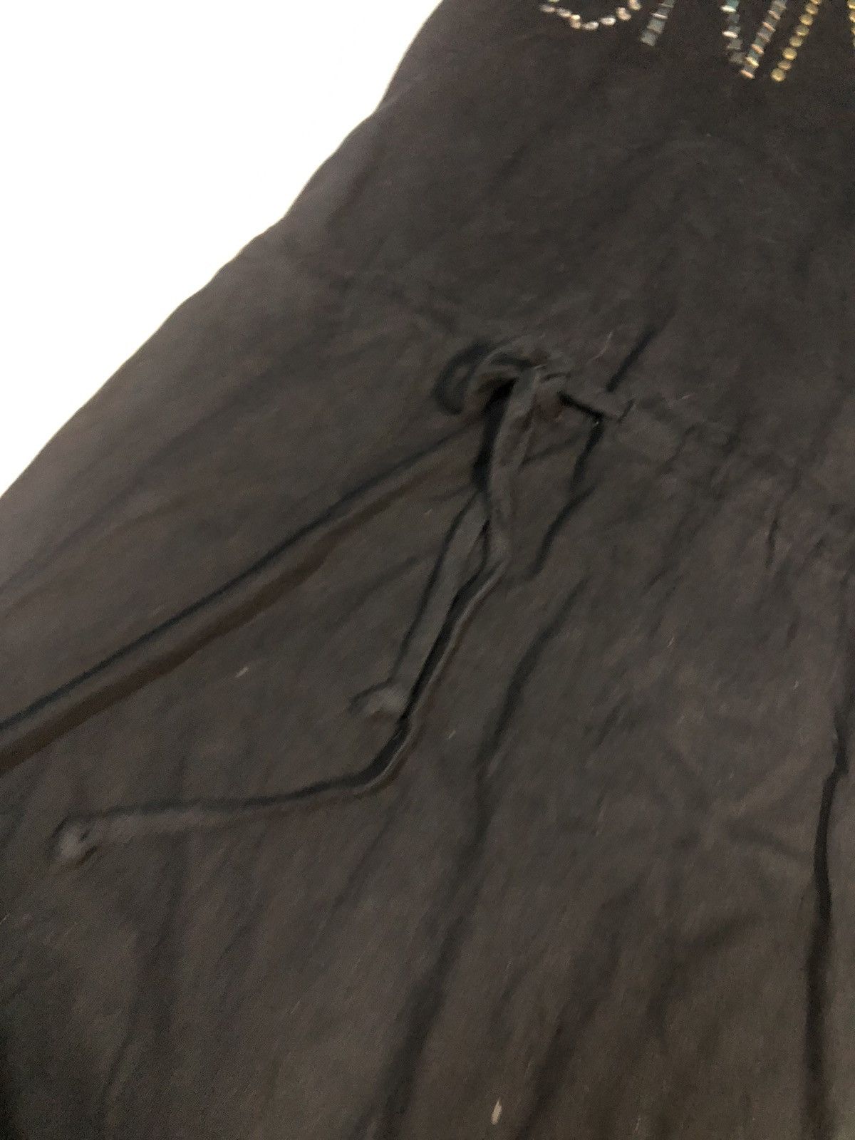 If Six Was Nine Banana Seven Punk Gothic Long Hoodie Dress (7) Size L / US 10 / IT 46 - 4 Thumbnail