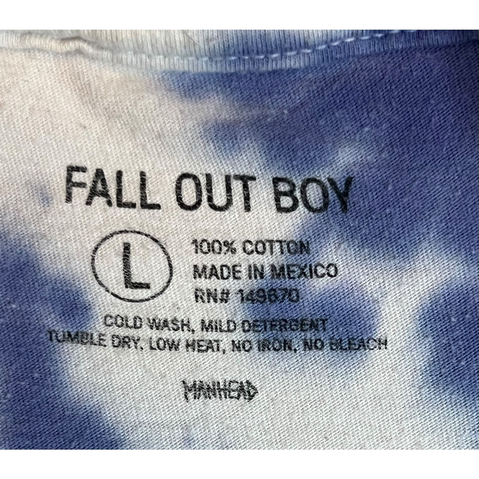 Other Fall Out Boy MANIA Tie Dye Purple Band Unisex T-Shirt Large Size US L / EU 52-54 / 3 - 3 Thumbnail
