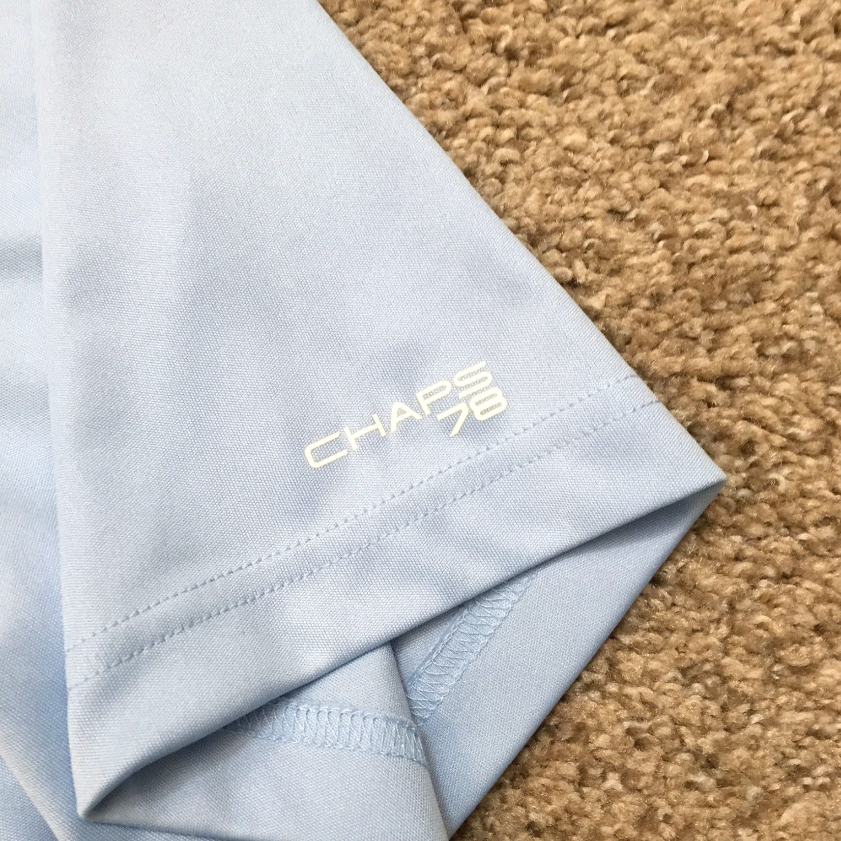 Chaps Chaps Polo Shirt Mens 2XL Short Sleeve Blue Striped Golf Collar Polo Shirt Mens Blue Striped Short Sleeve 2XL Size US XXL / EU 58 / 5 - 4 Thumbnail