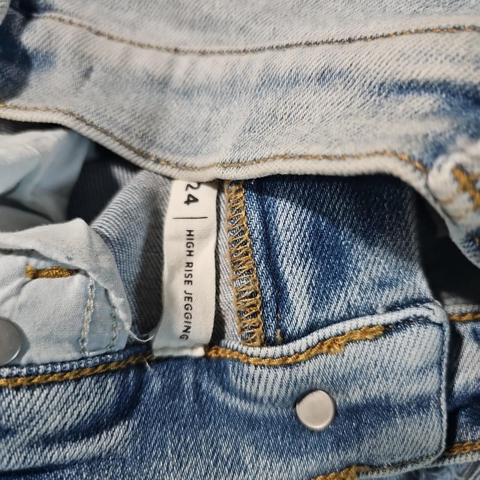 Pacsun Pacsun Sz 24 High Rise Jegging Destroyed Jeans Size 24" / US 00 / IT 34 - 5 Thumbnail