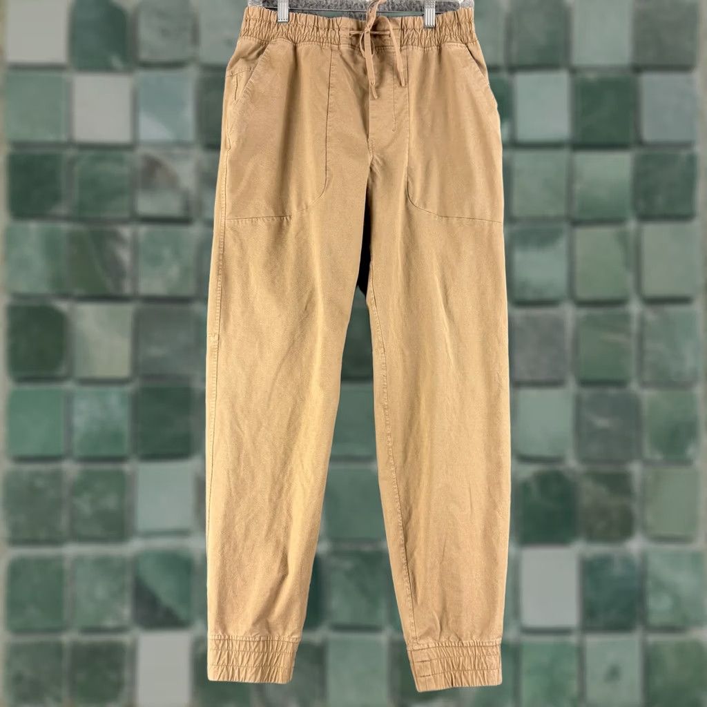 Lululemon Lululemon ABC Jogger Pants Mens Medium Tan Khaki Tapered Drawstring Stretch Size US 31 - 1 Thumbnail