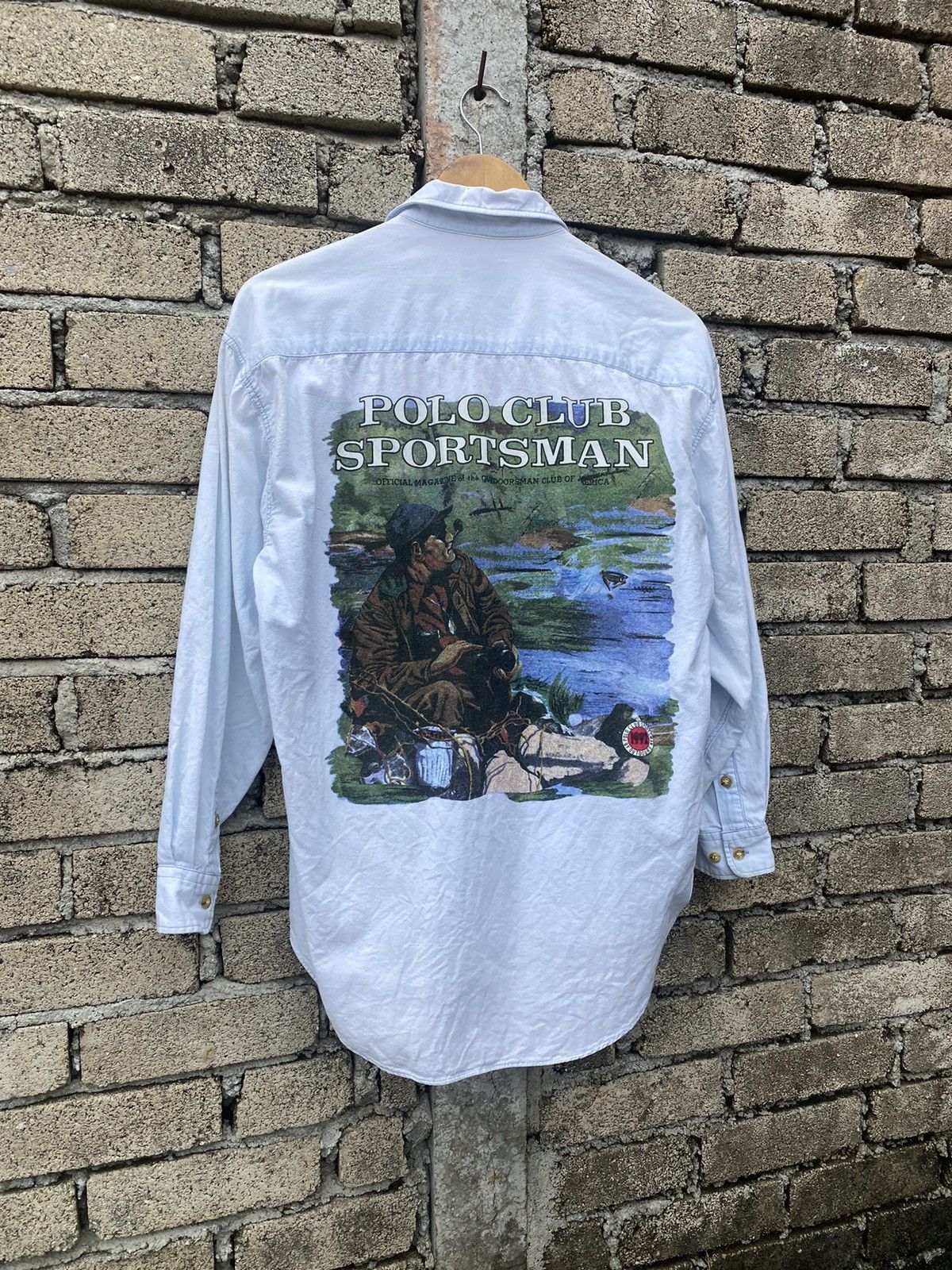 Polo Ralph Lauren Vintage Polo Club Sportsman Shirt Button Size US L / EU 52-54 / 3 - 1 Thumbnail