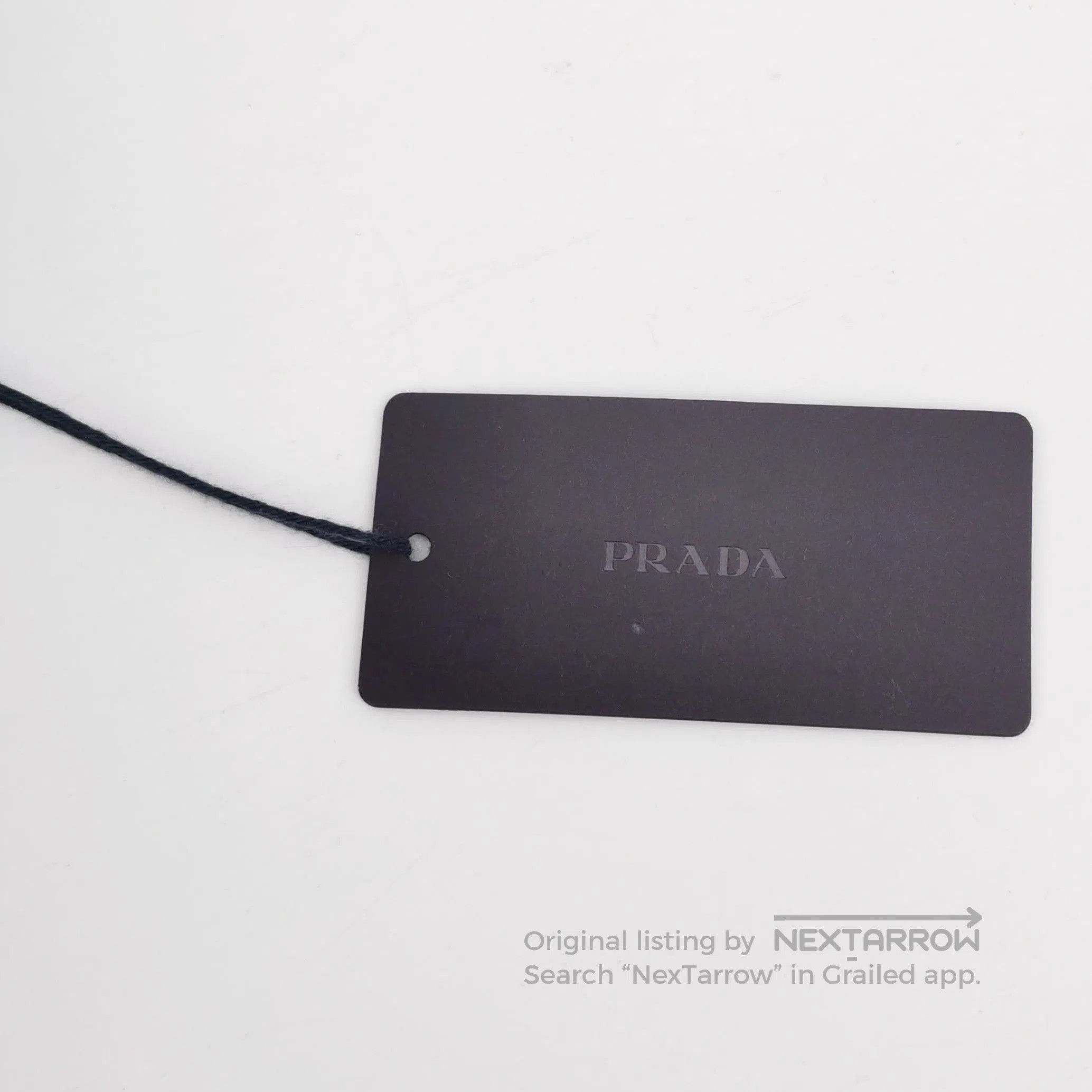 Prada Prada Black Wool Blend Wide. Size 41" - 3 Thumbnail