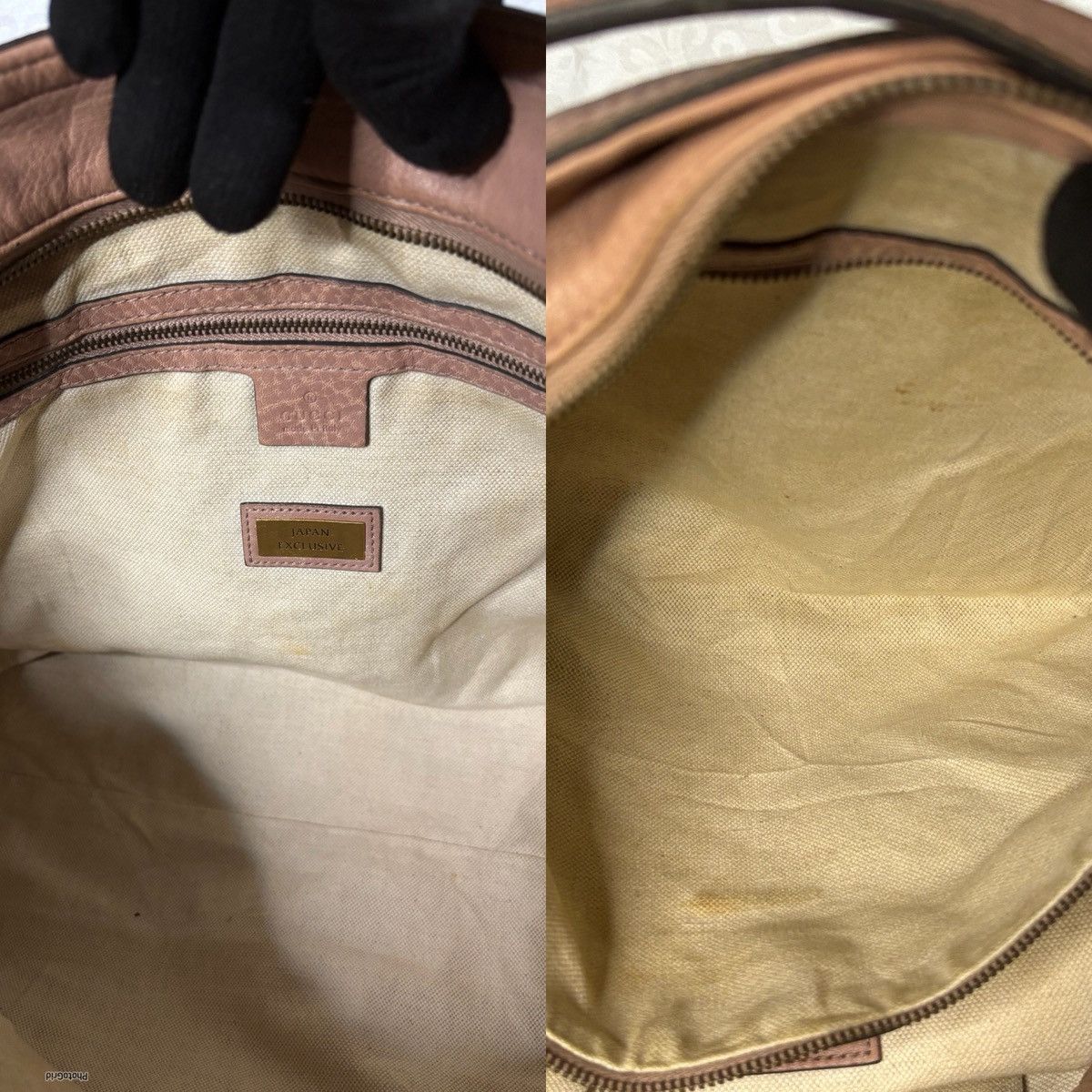 Gucci (very worn) Gucci Japan Exclusive 2 Way Bag sakura Size ONE SIZE - 21 Thumbnail