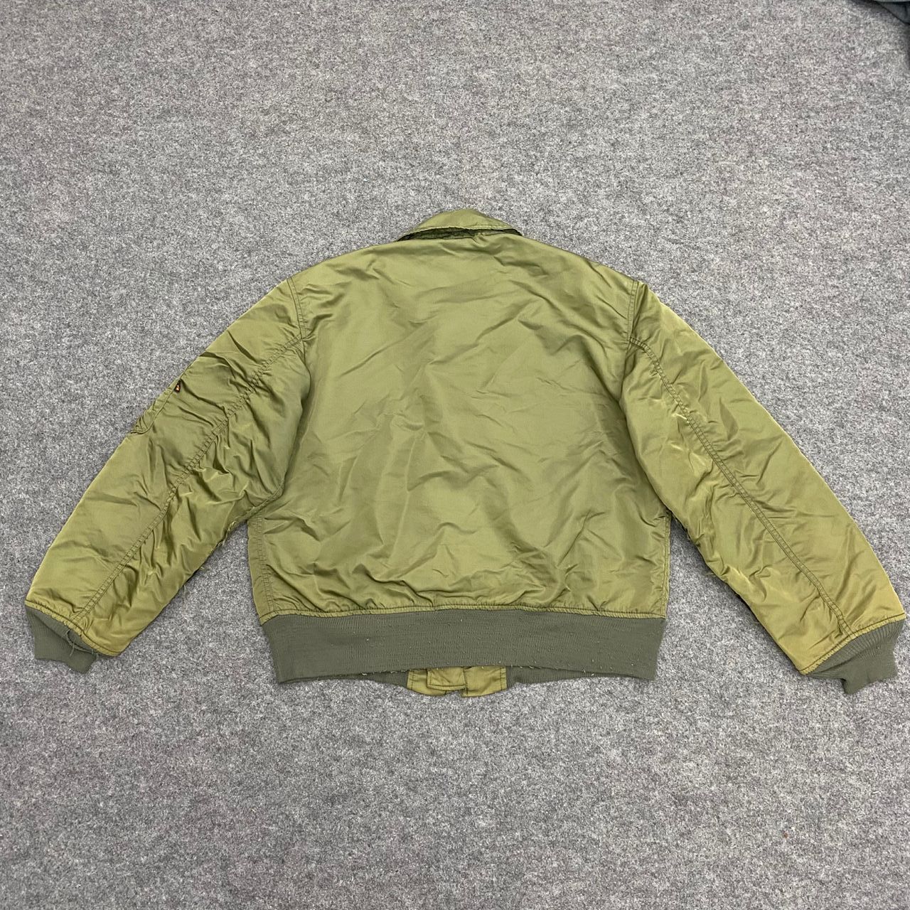 Alpha Industries 💥Best Offer💥Vintage Alpha Industry Bombers Jacket Size US L / EU 52-54 / 3 - 2 Thumbnail