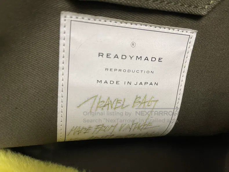 READYMADE Ready Made Limited Edition, Out of Stock Military Fabric S Size ONE SIZE - 4 Thumbnail