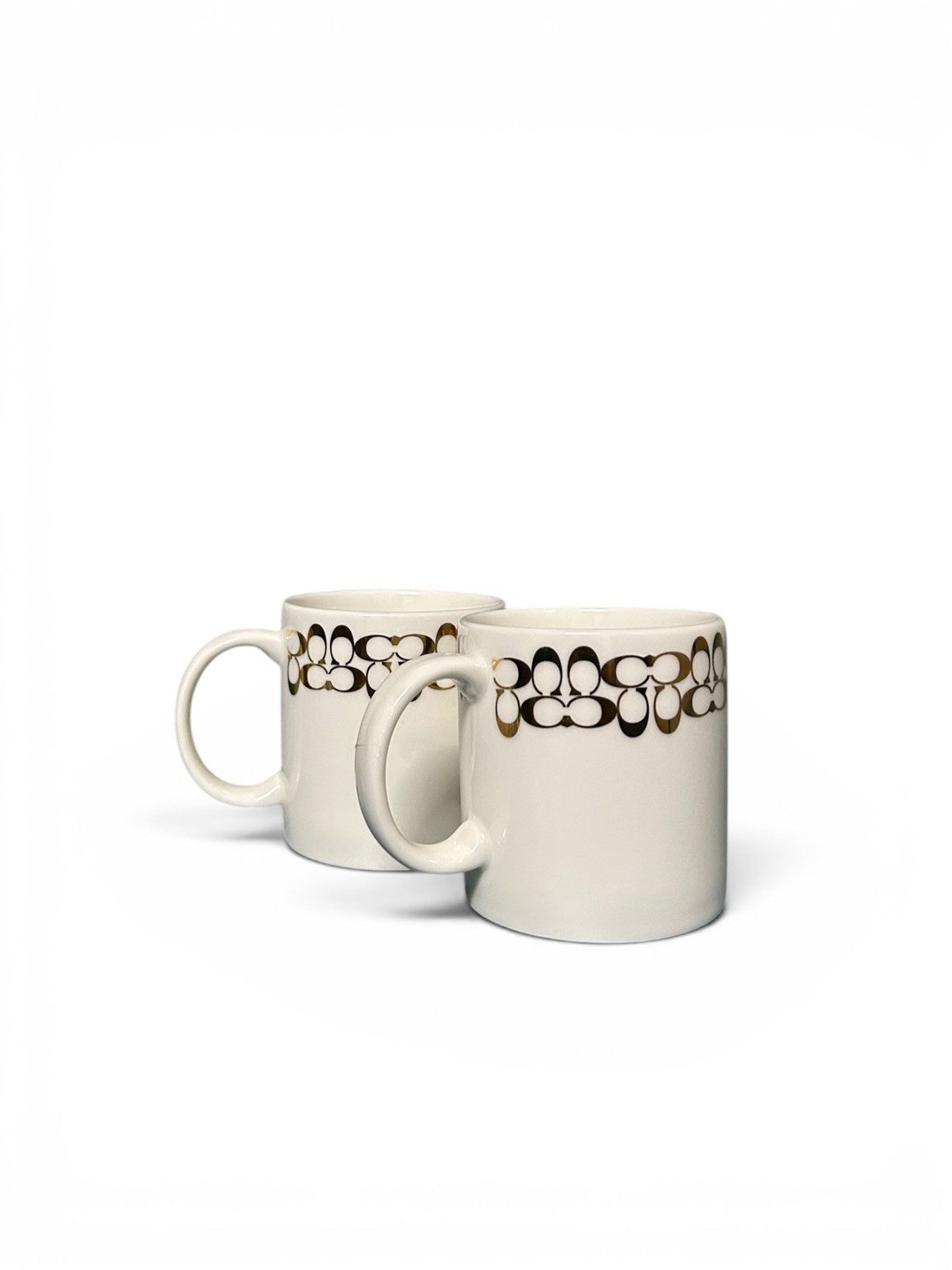 Coach Signature Monogram Gold Exclusive Mugs Size ONE SIZE - 4 Thumbnail