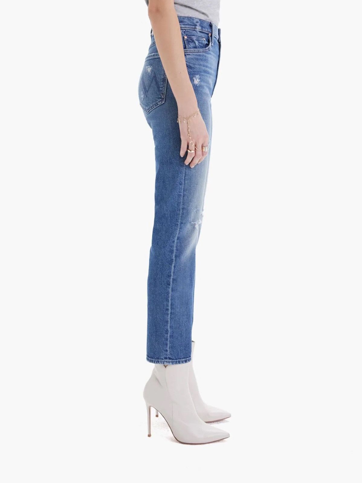 MOTHER Mother Denim High Waisted Rider Ankle 28 Size 28" / US 6 / IT 42 - 20 Thumbnail