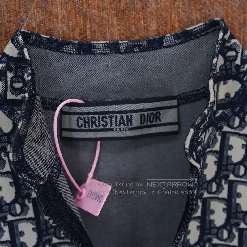 Dior Dior Navy Blue Embroidered Sleeveless Dress . Size S / US 4 / IT 40 - 3 Thumbnail