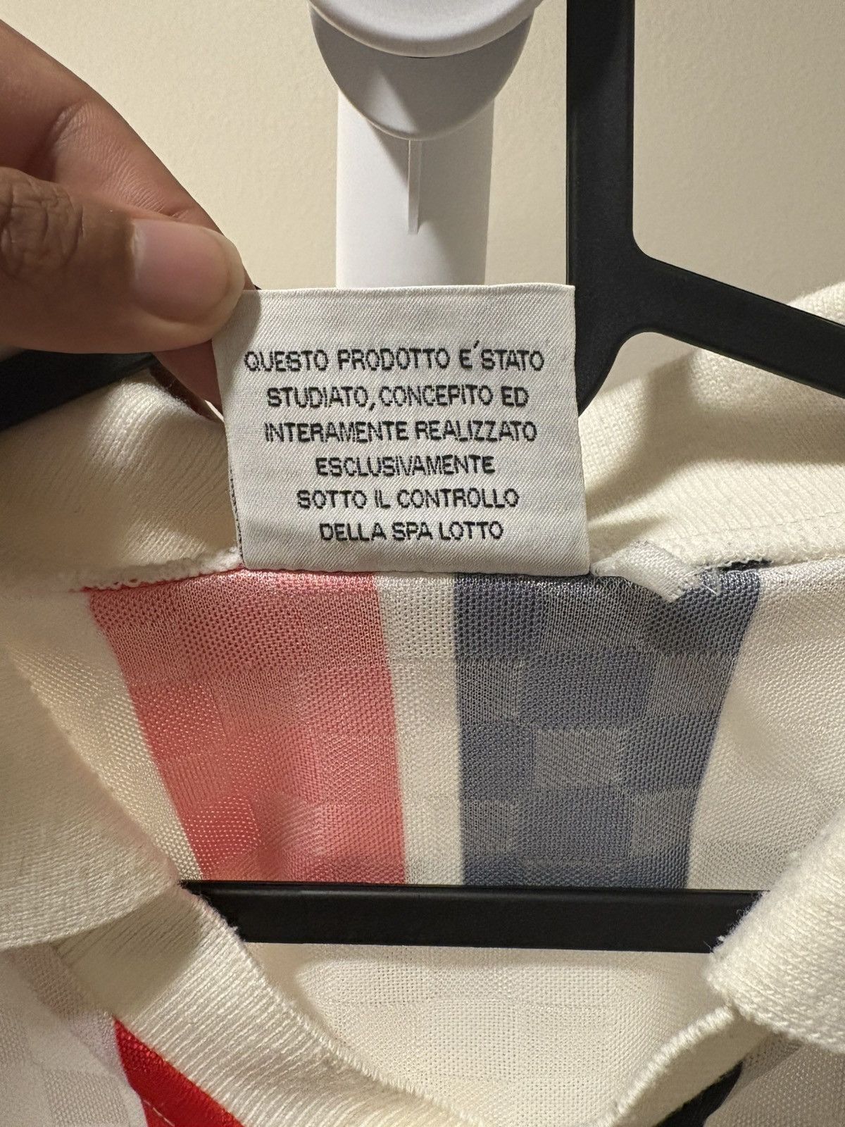 Lotto Sport AC Milan vintage jersey by lotto Size US M / EU 48-50 / 2 - 4 Thumbnail