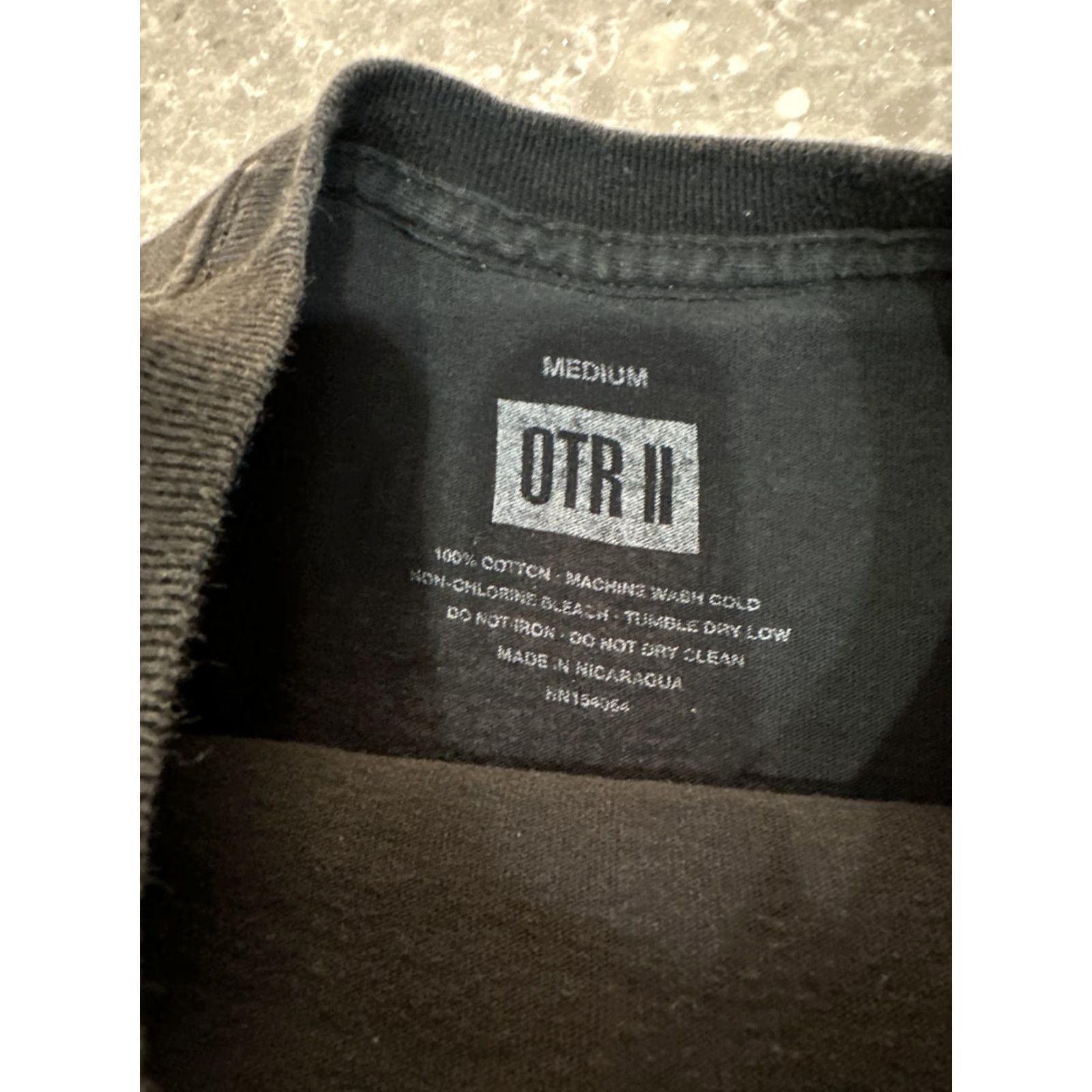 Vintage OTR II On The Run Jay Z Beyonce 2018 Concert Shirt Adult M Black J+B On The Run (CUT OFF) Size US M / EU 48-50 / 2 - 6 Thumbnail