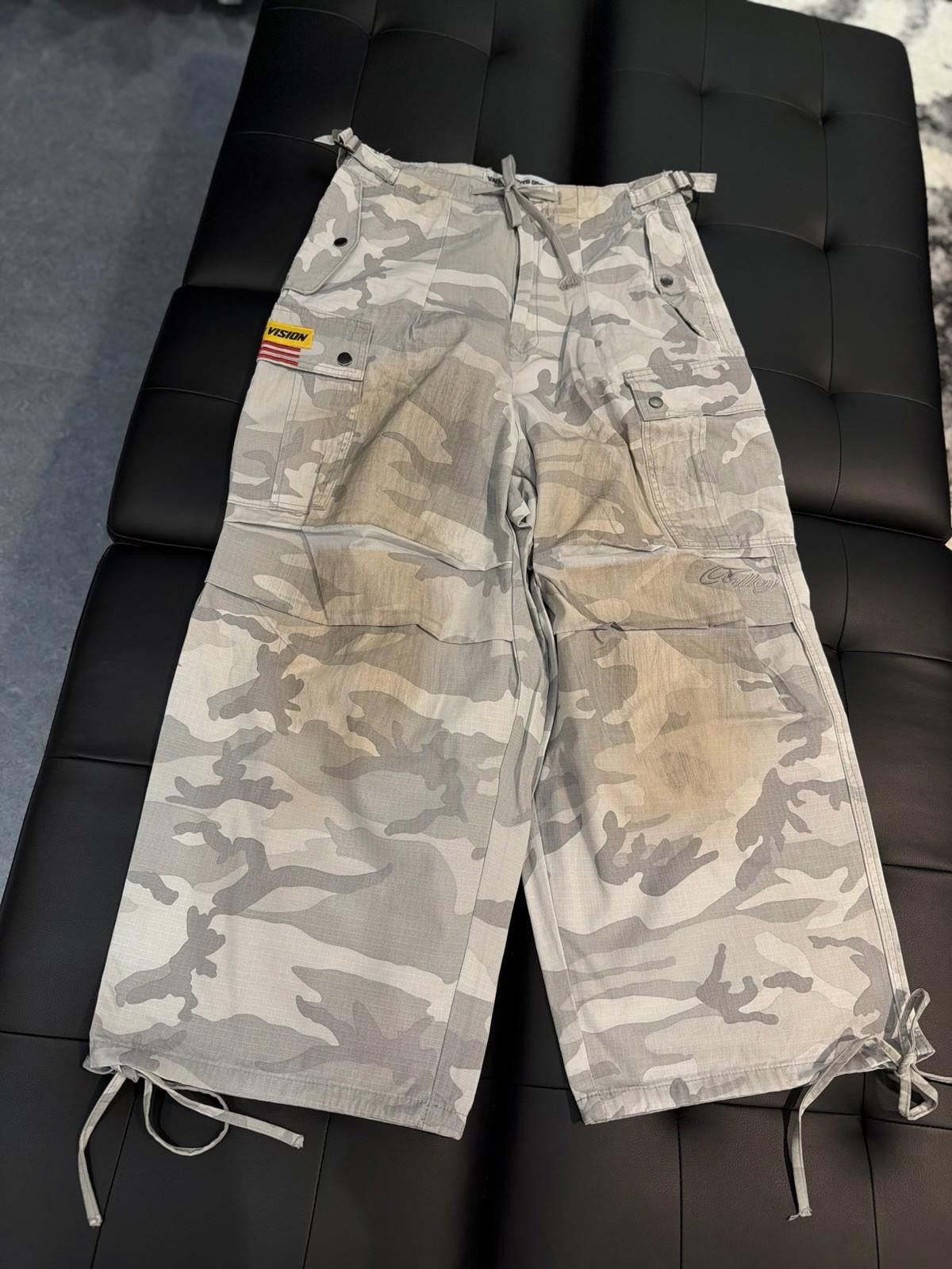 Vale Vale VA-1 White Camo Cargo Sweatpants Size (32) NEW Baggy Size US 34 / EU 50 - 2 Thumbnail