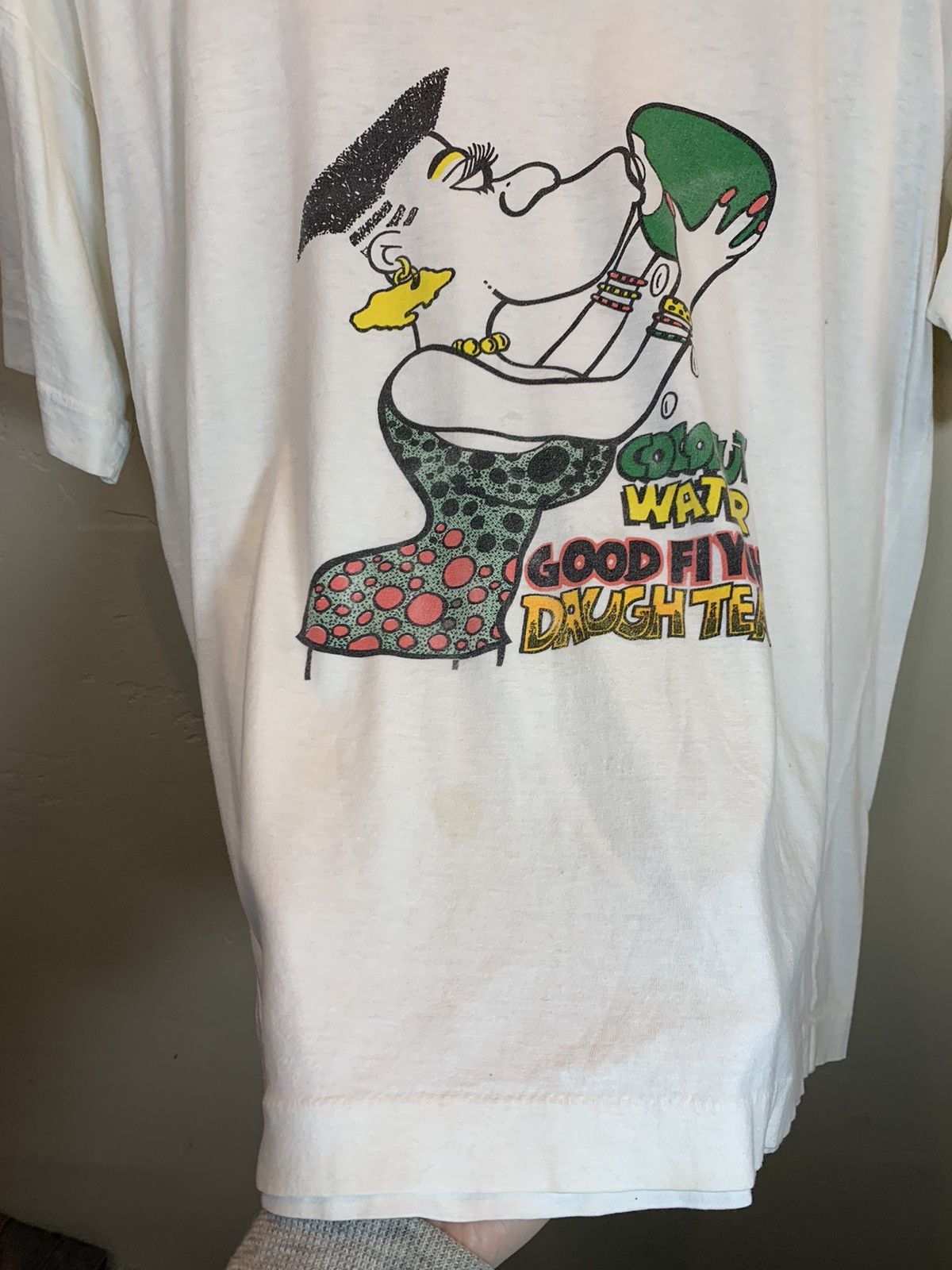 Vintage *RARE* Vintage 70’s Coconut Water Good Fi Yuh Daughter Shirt Size US L / EU 52-54 / 3 - 4 Thumbnail