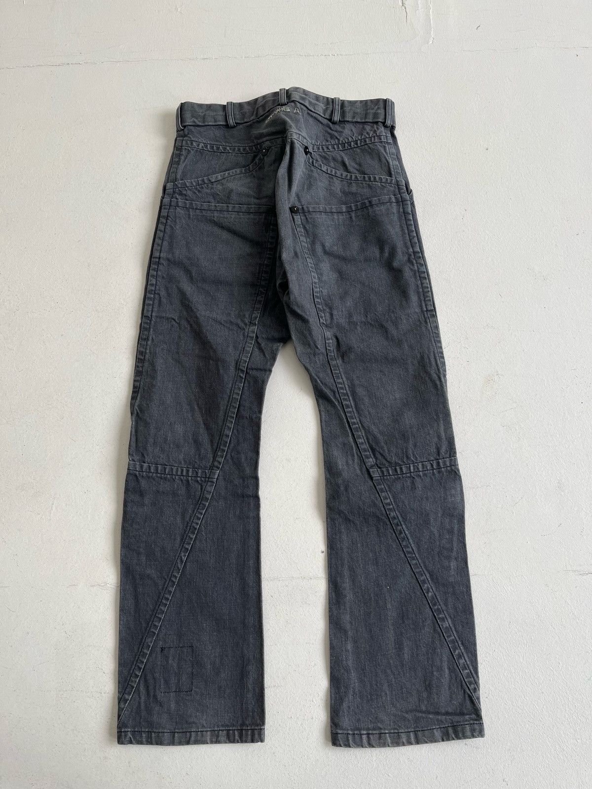 Denis Simachev Denis Simachev Archive engineered twist denim jeans gosha Size US 32 / EU 48 - 1 Thumbnail