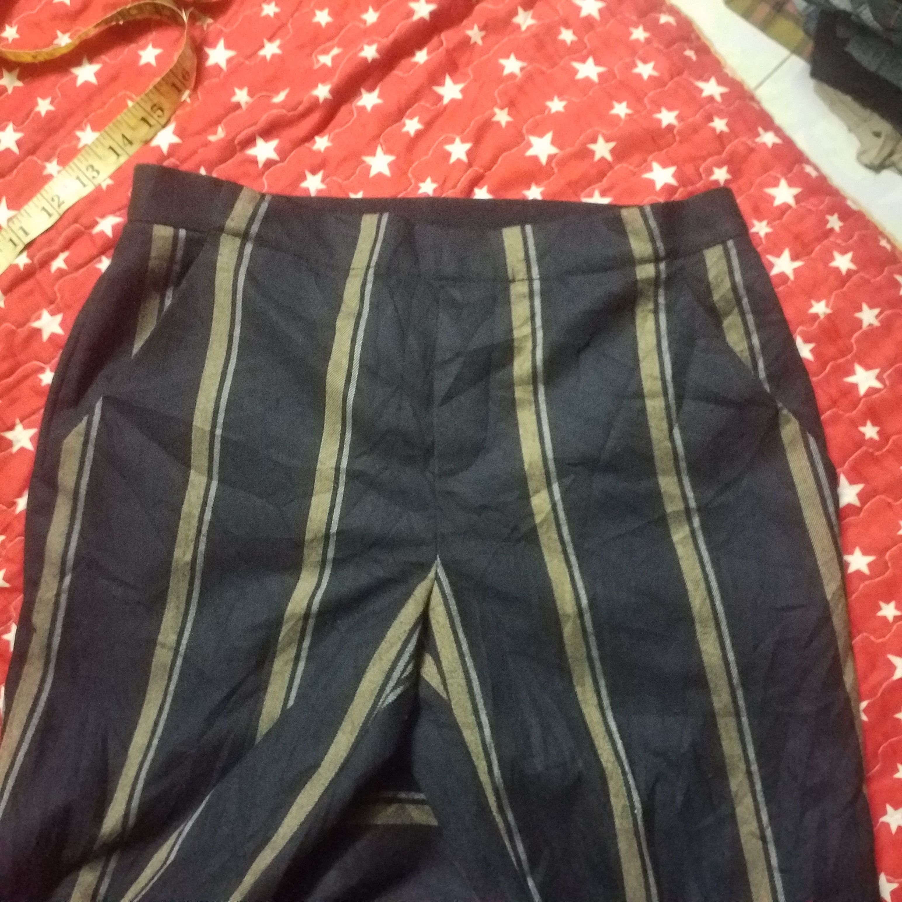 Uniqlo UNIQLO WOMEN STRIPE PANT Size 26" / US 2 / IT 38 - 9 Thumbnail