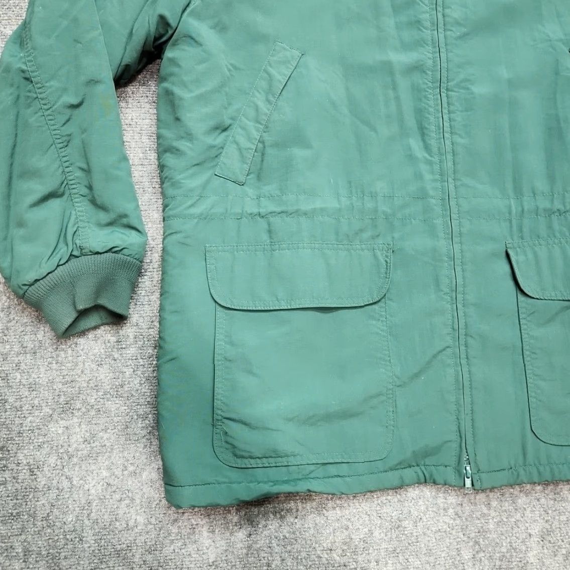 J.Crew VINTAGE J.CREW Field Jacket Men 2XL Green Full Zip Coat Fleece 90s Oarsman Regular Size US XXL / EU 58 / 5 - 5 Thumbnail