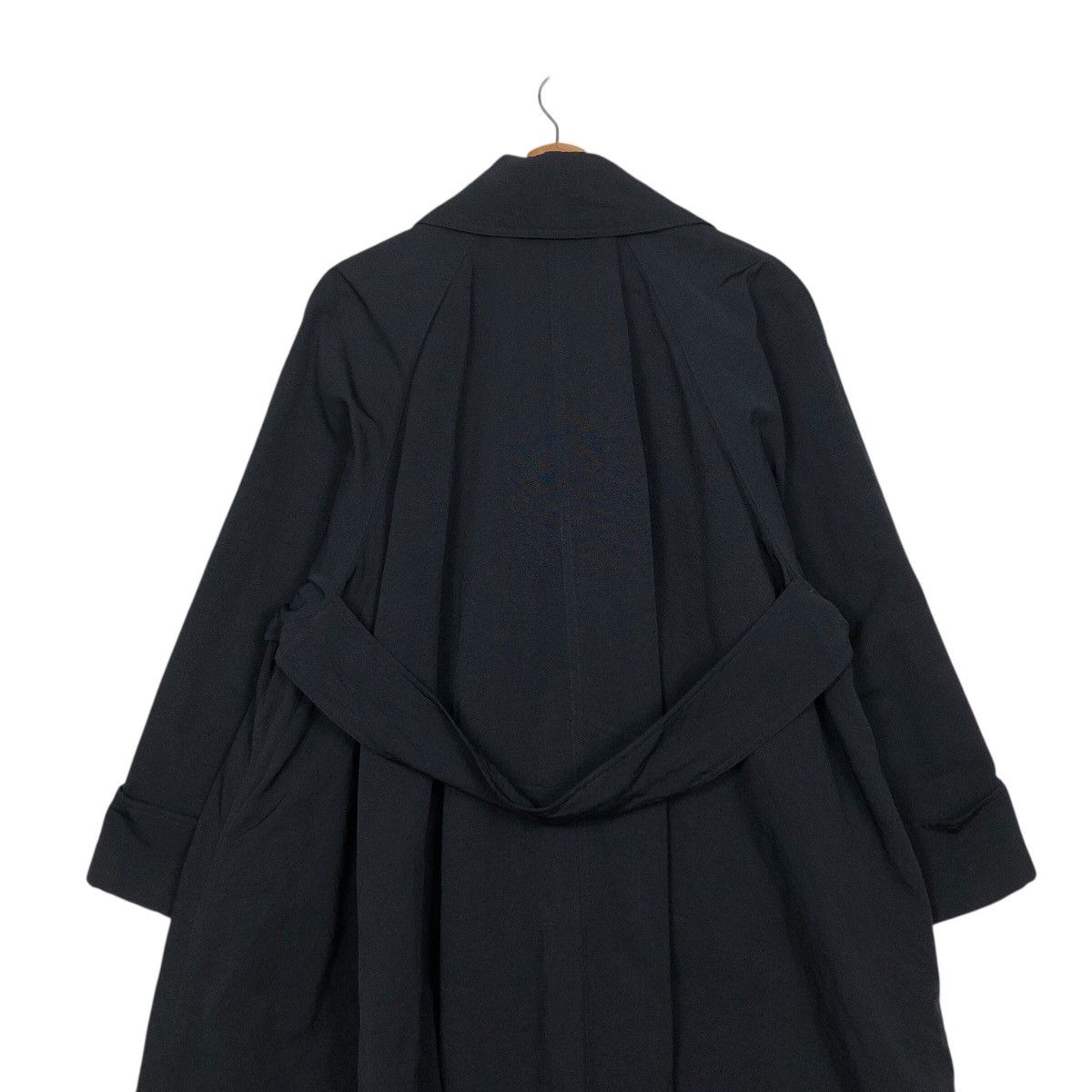 Issey Miyake 📌Rich Black Vintage Long Jacket Runway Design The Ginza Size US M / EU 48-50 / 2 - 10 Thumbnail