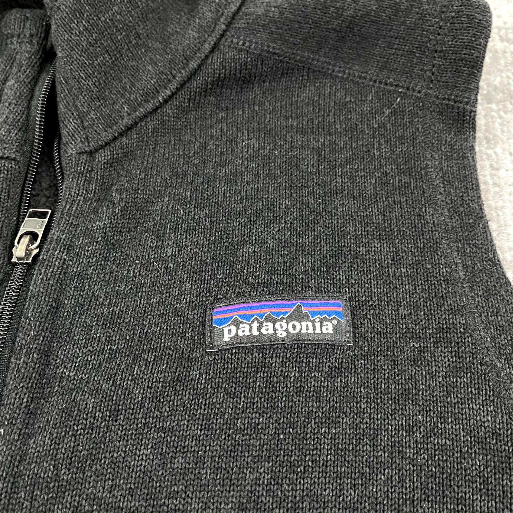 Patagonia PATAGONIA Vest Womens Medium Black Better Sweater Full Zip Hiking Logo Vest Size M / US 6-8 / IT 42-44 - 2 Thumbnail