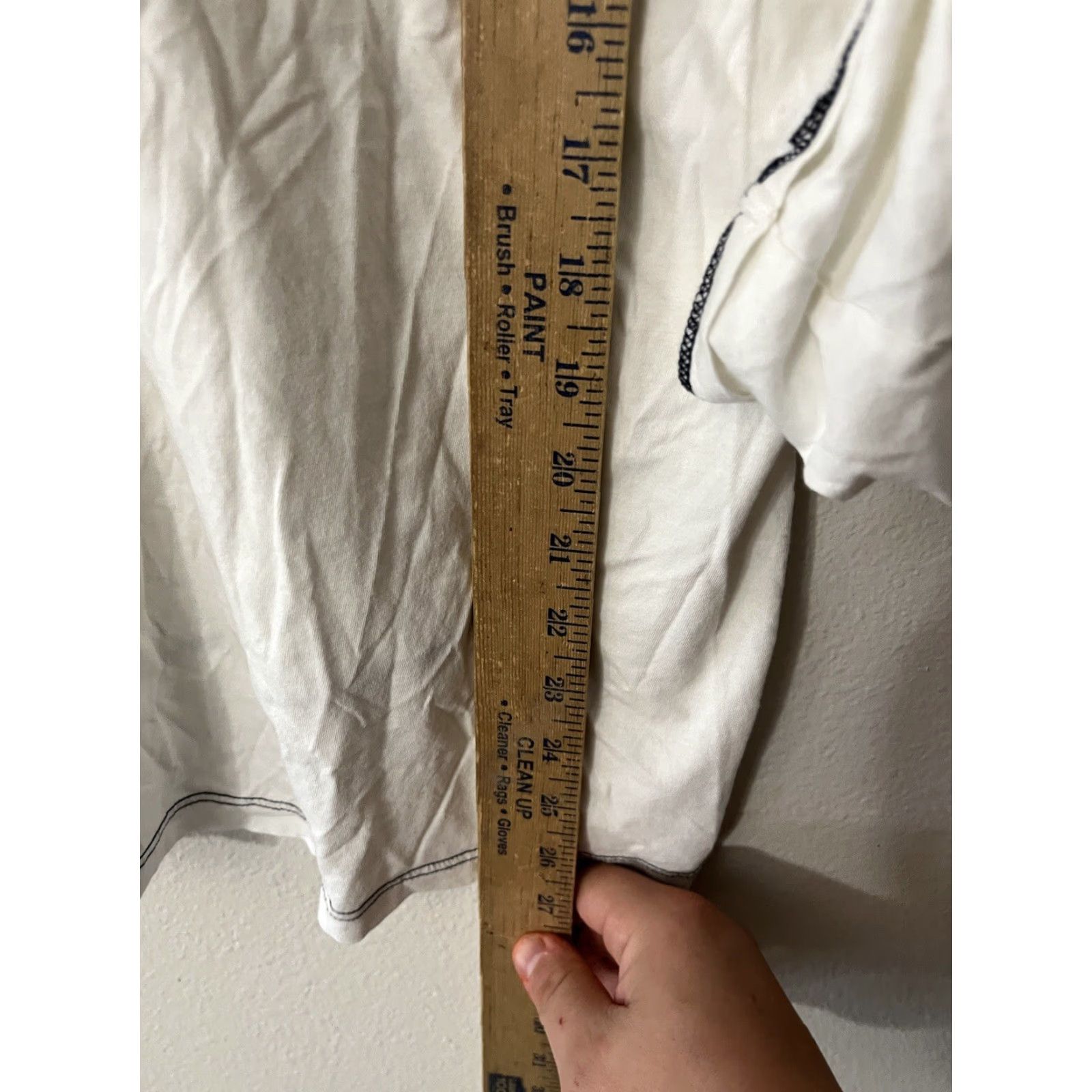 Tommy Hilfiger Vintage Tommy Hilfiger Womens V-Neck Pullover Shirt 3/4 Sleeve White 1X All Seasons Casual Formal Modern Size XL / US 12-14 / IT 48-50 - 4 Thumbnail