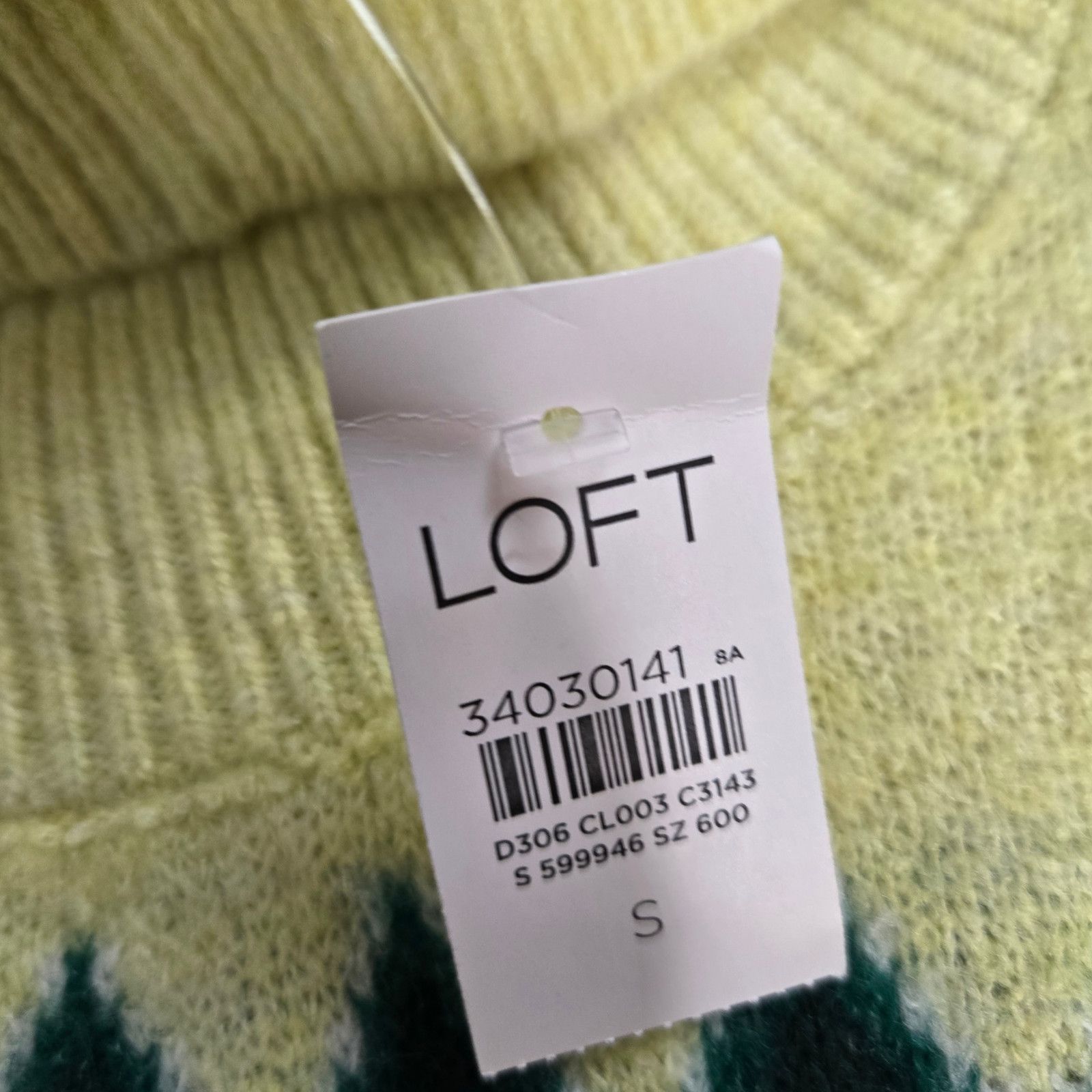 Loft Loft Yellow Green Ski Lodge Turtleneck Sweater Size Small Size S / US 4 / IT 40 - 4 Thumbnail