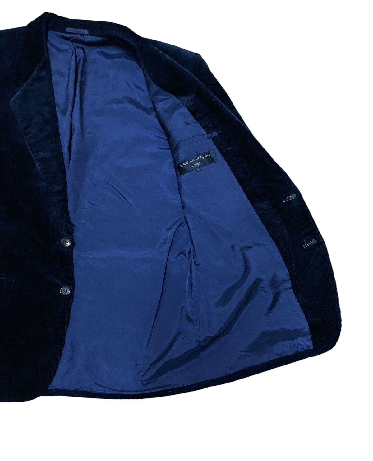 Comme des Garcons Homme Rare Vintage Comme Des Garcons Homme Corduroy Jacket 1988s Size US M / EU 48-50 / 2 - 6 Thumbnail