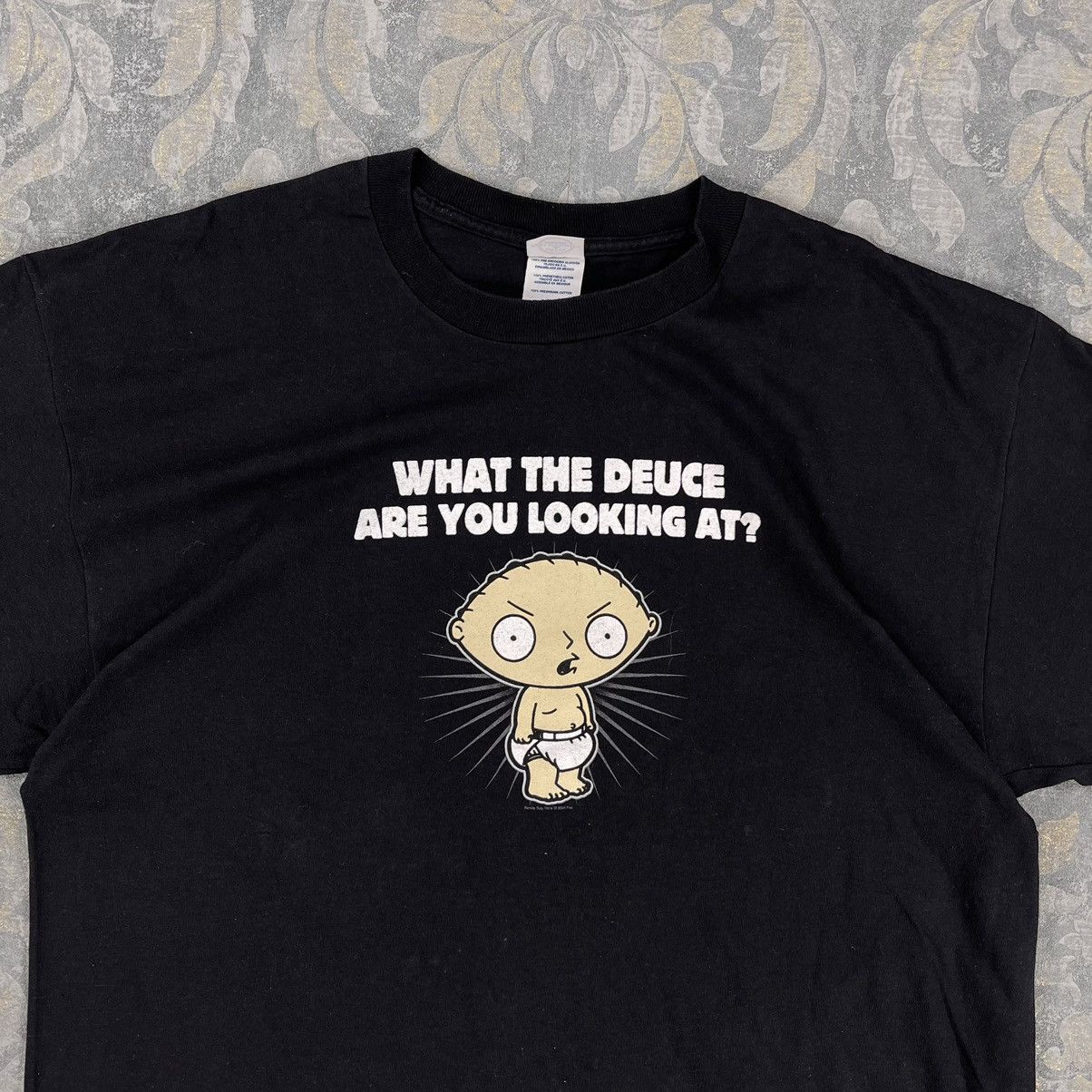 Cartoon Network × Vintage 2001 FAMILY GUY TEE ‘WHAT THE DEUCE ARE YOU LOOKING AT?’ Size US XL / EU 56 / 4 - 1 Thumbnail