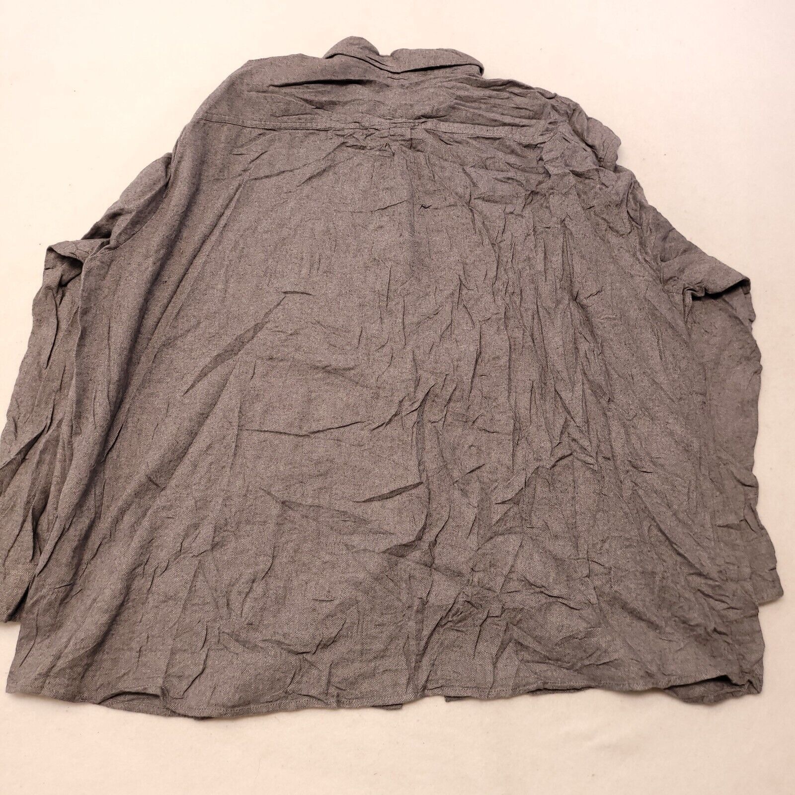 Haband Haband Flannel Casual Button Up Shirt Mens Size 4X Gray Size US XXL / EU 58 / 5 - 10 Thumbnail