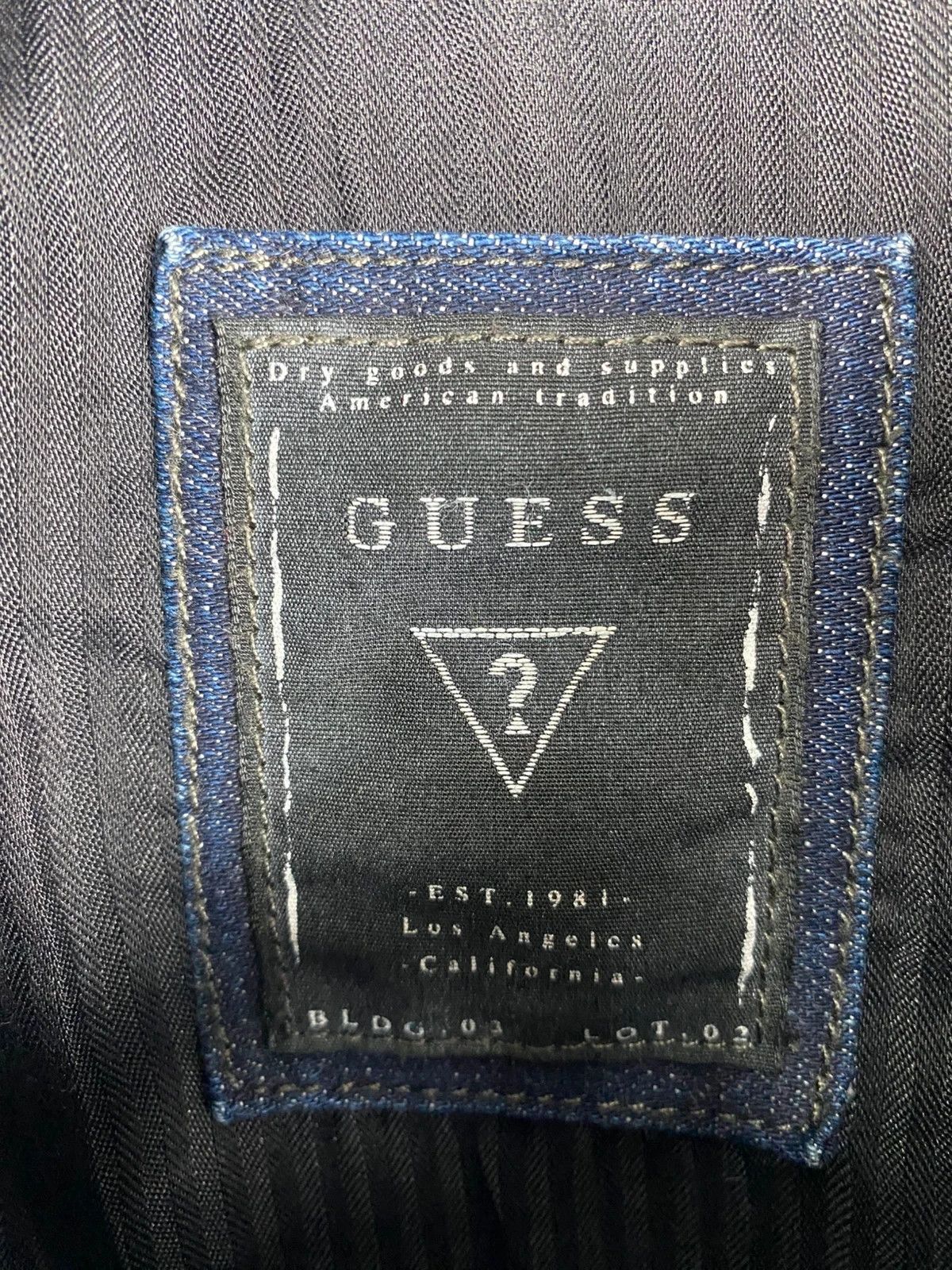 Guess Guess Lot.02 Denim Biker Jacket Rare size S Size US S / EU 44-46 / 1 - 5 Thumbnail