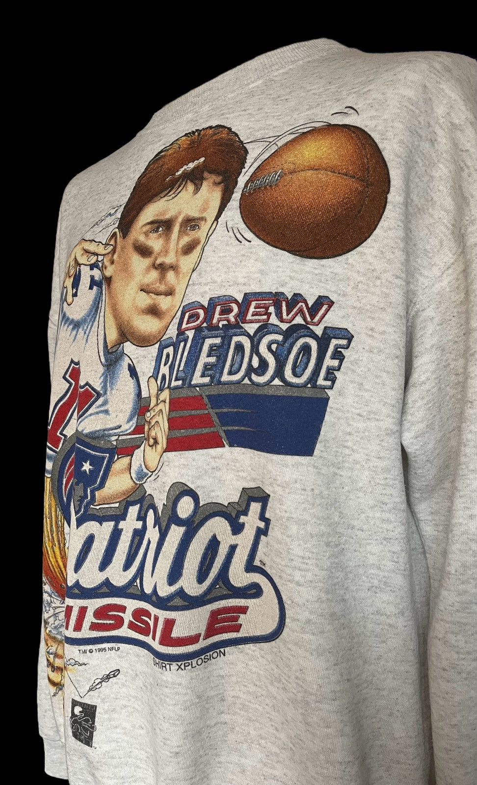 NFL New England Patriots 1995 Drew Bledsoe shirt Xplosion L Size US L / EU 52-54 / 3 - 3 Thumbnail