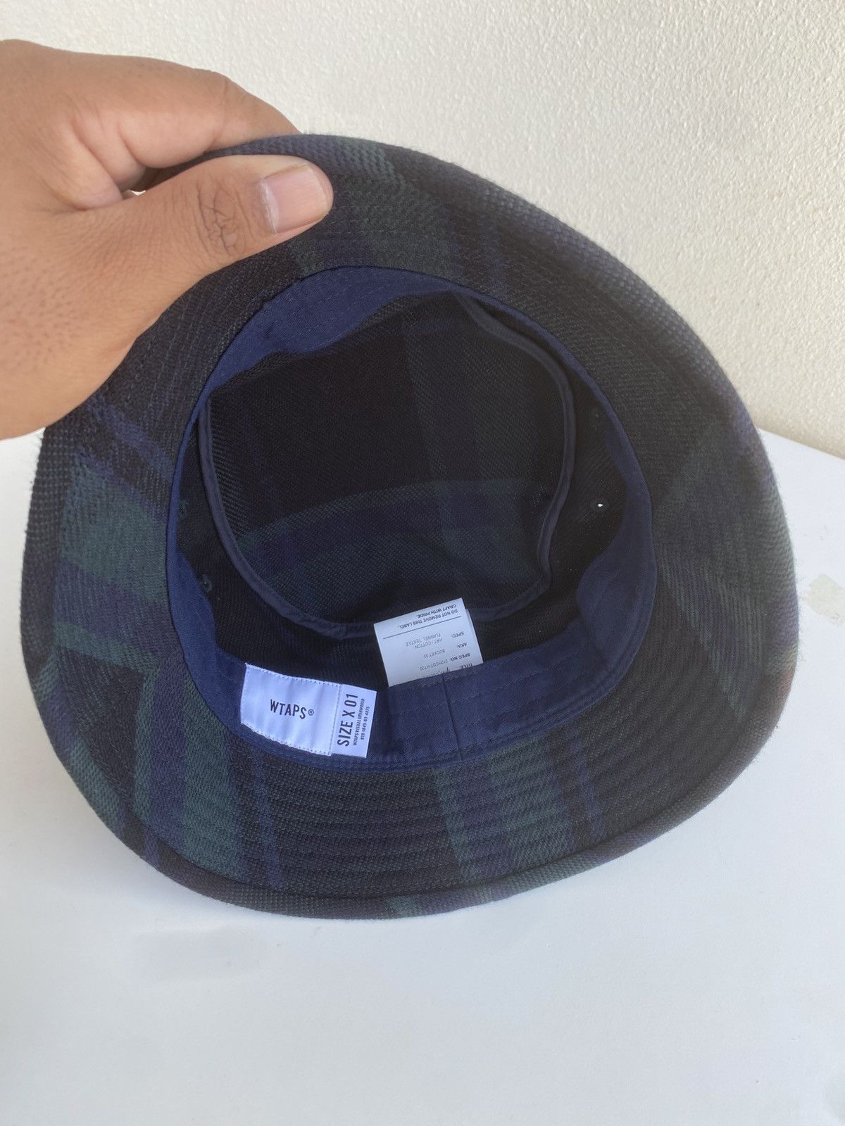 Wtaps Rare WTAPS Checkered Design Cotton Bucket Hat Size ONE SIZE - 14 Thumbnail