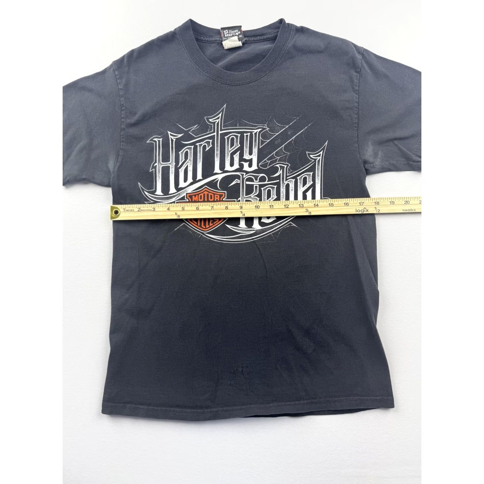 Harley Davidson Harley-Davidson Shirt Mens Medium Black Harley Rebel Graphic Tee Speedway Biker Size US M / EU 48-50 / 2 - 6 Thumbnail