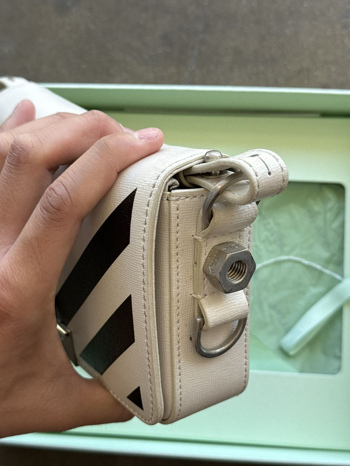 Off-White OFF-WHITE Diagonal Stripe Cross Body Bag Size ONE SIZE - 7 Thumbnail