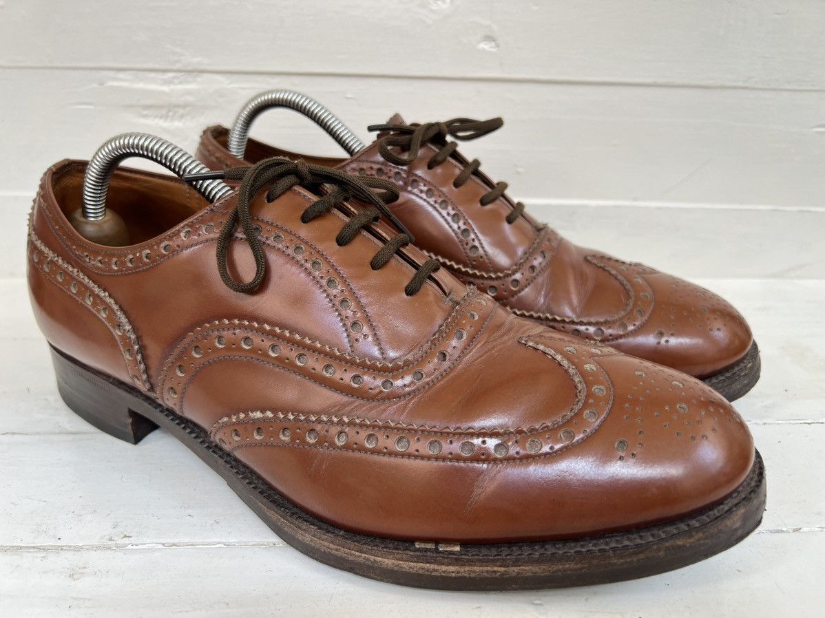Church's Church's Burwood Wing-tip Sandalood Polished Binder England Size US 9 / EU 42 - 3 Thumbnail