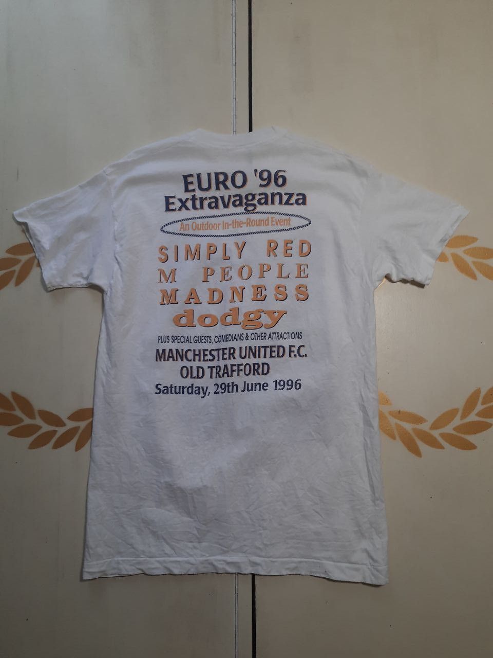 Band Tees × Vintage Simply Red Euro'96 Extravaganza T-Shirt 1996 Size US M / EU 48-50 / 2 - 8 Thumbnail