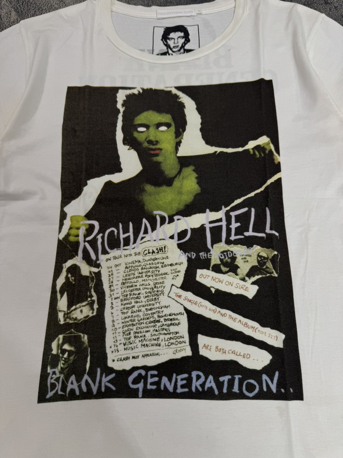 Hysteric Glamour Vintage Hysteric Glamour X Richard Hell Blank Generation Size US M / EU 48-50 / 2 - 4 Thumbnail